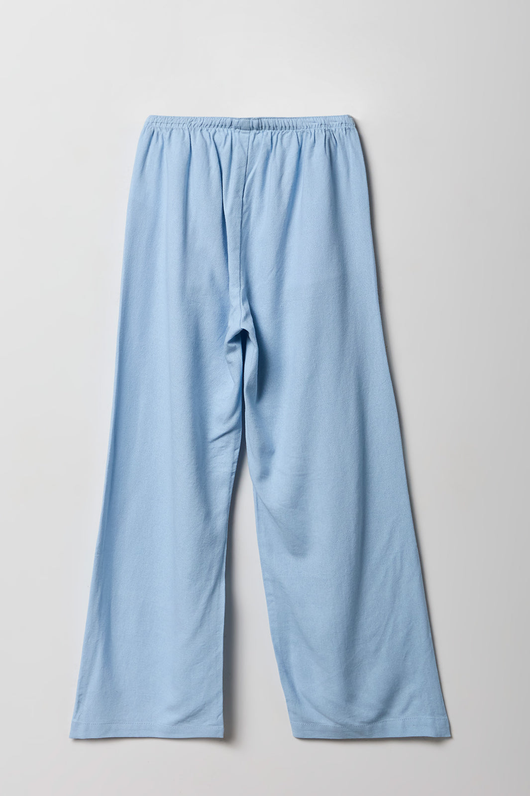 Girls Linen-Blend Wide Leg Pant