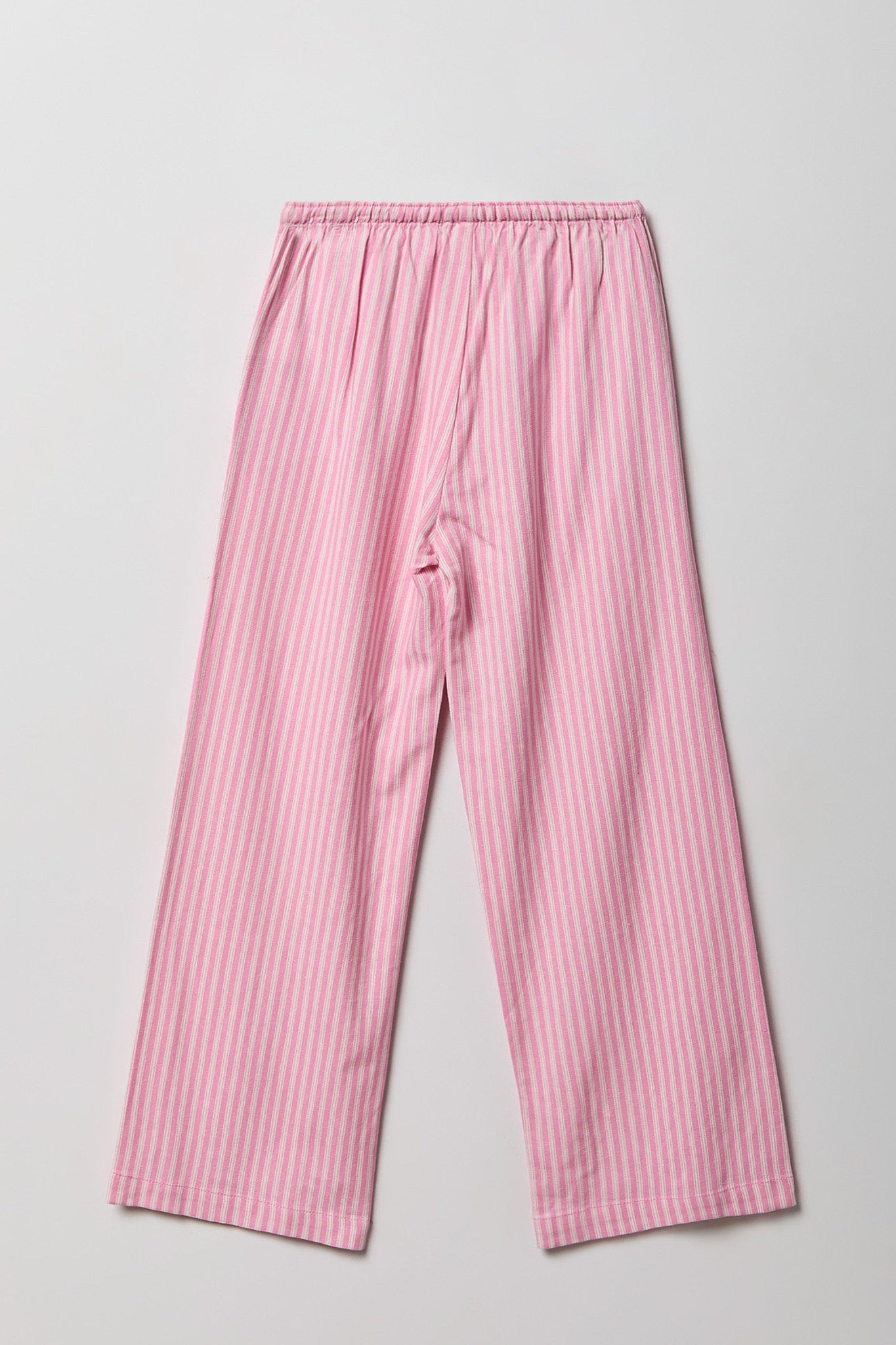 Girls Linen-Blend Wide Leg Pant