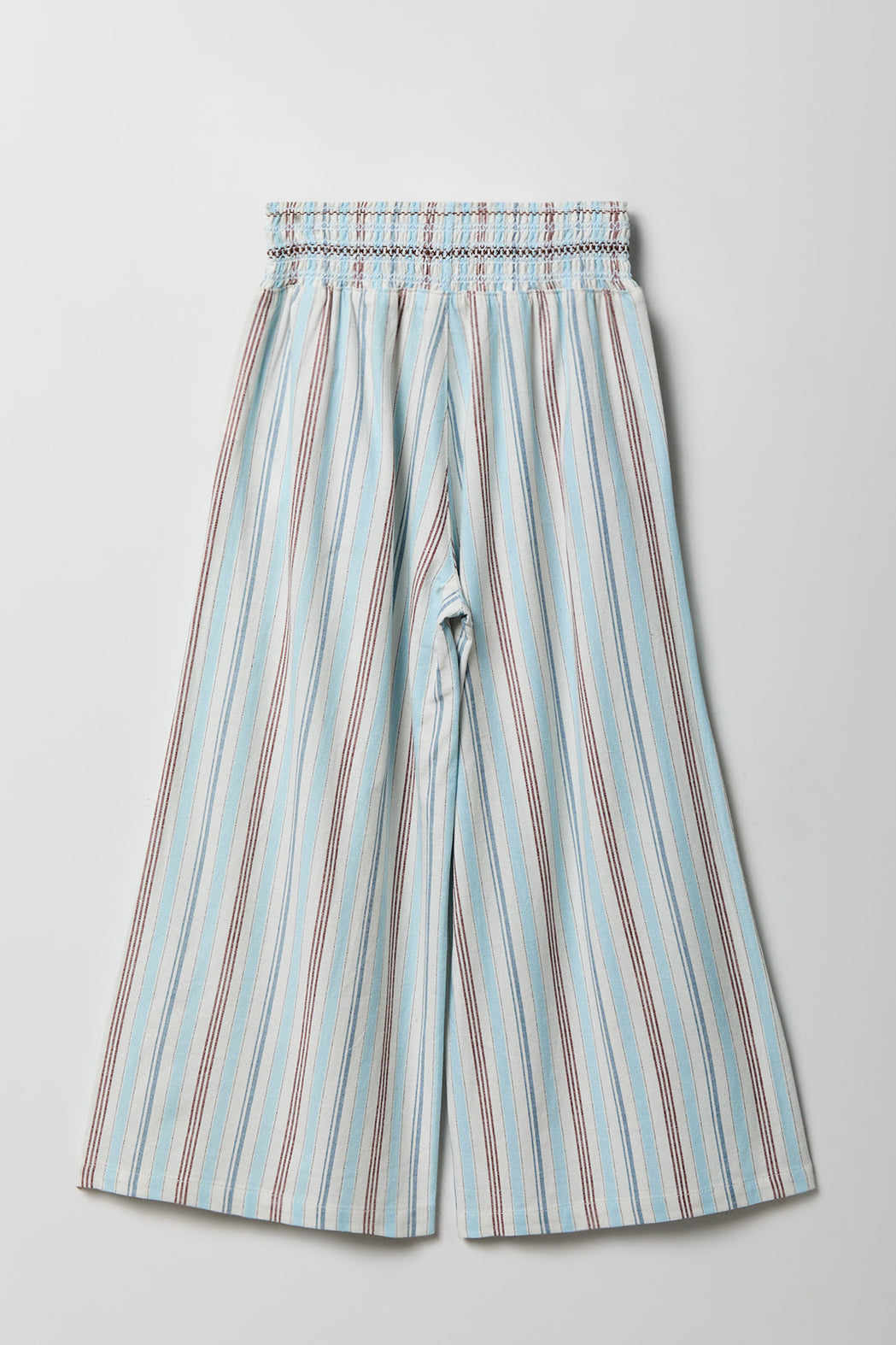 Girls Linen-Blend Wide Leg Palazzo Pant