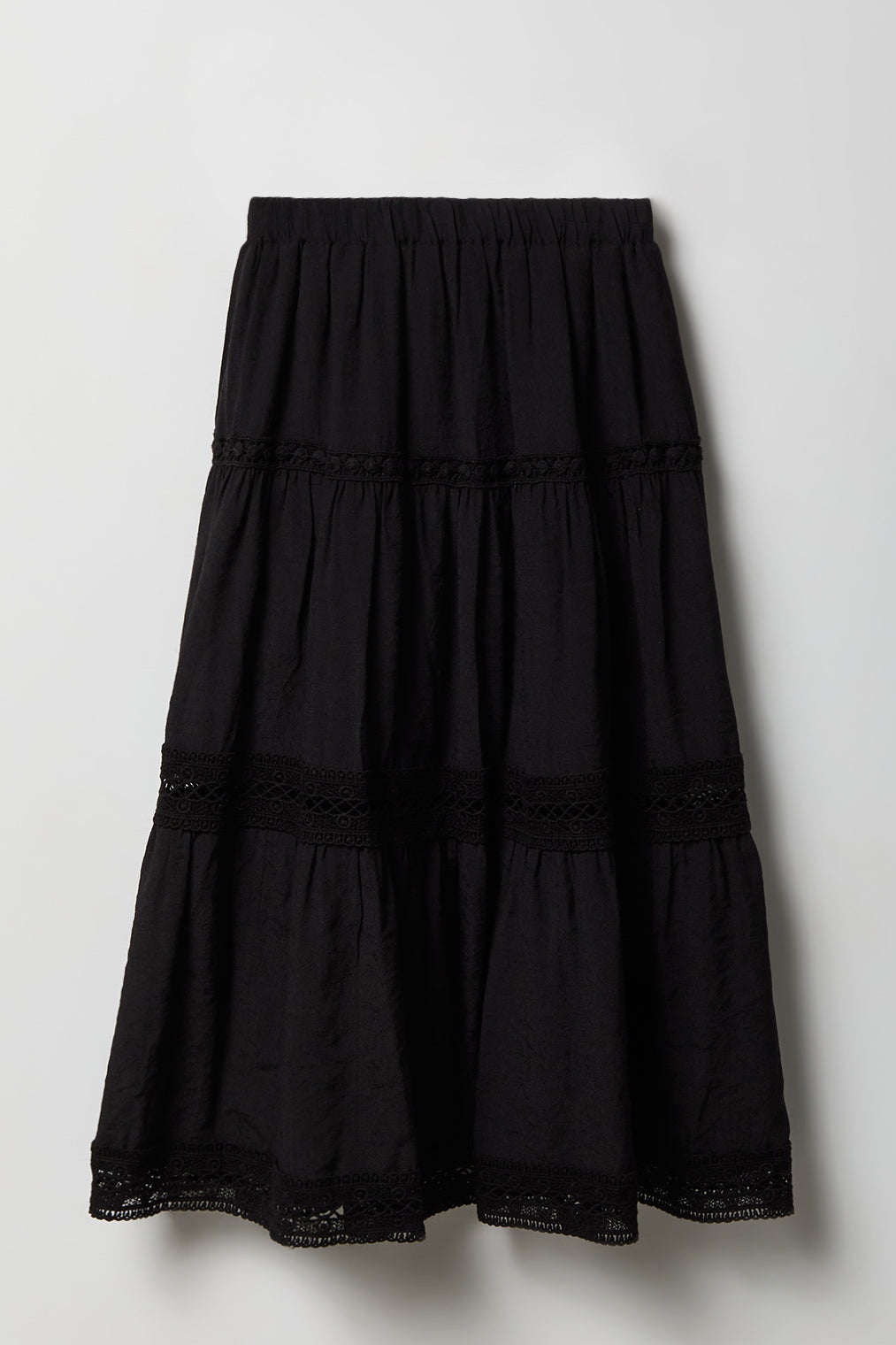 Girls Tiered Maxi Skirt