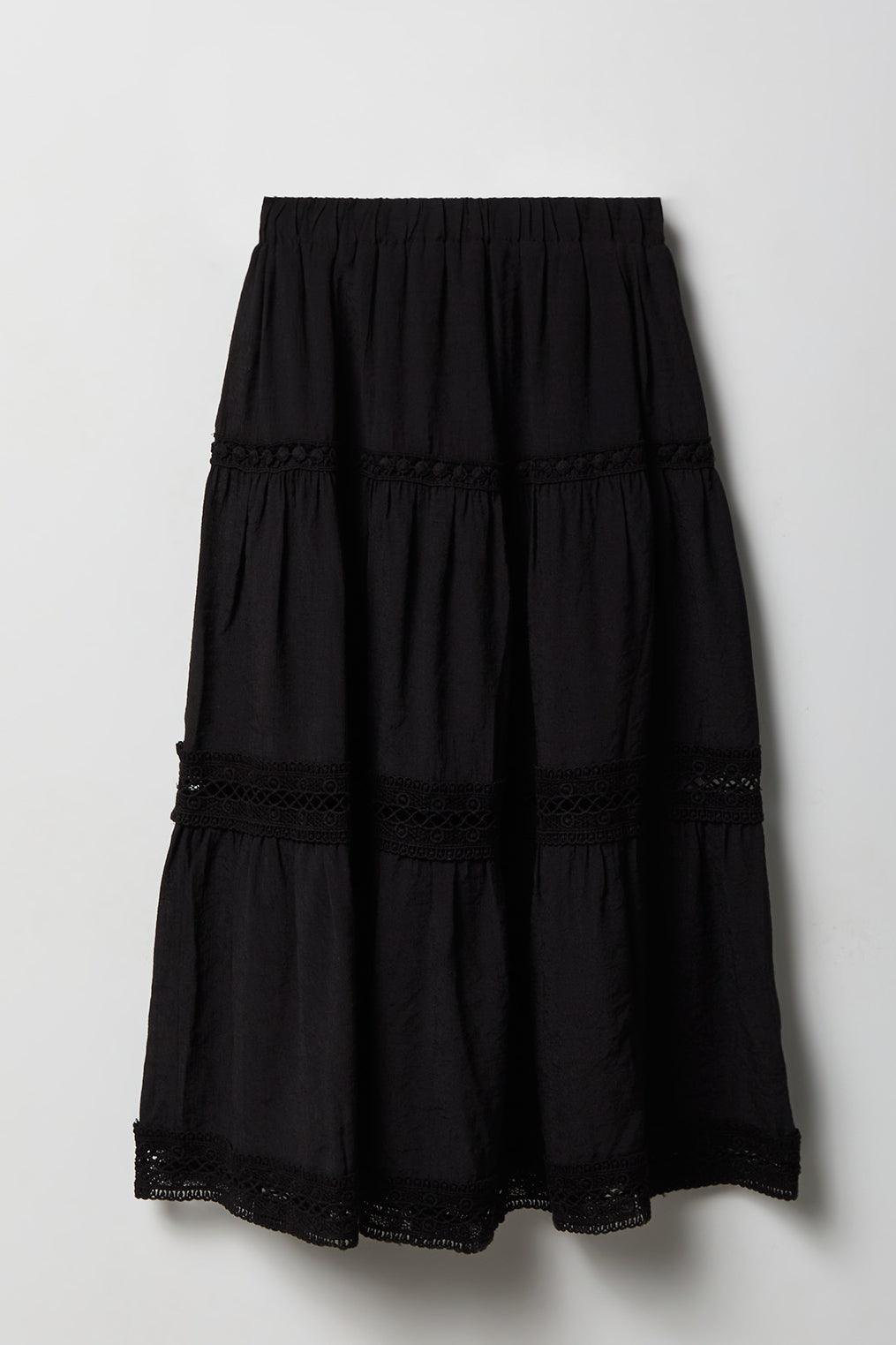 Girls Tiered Maxi Skirt