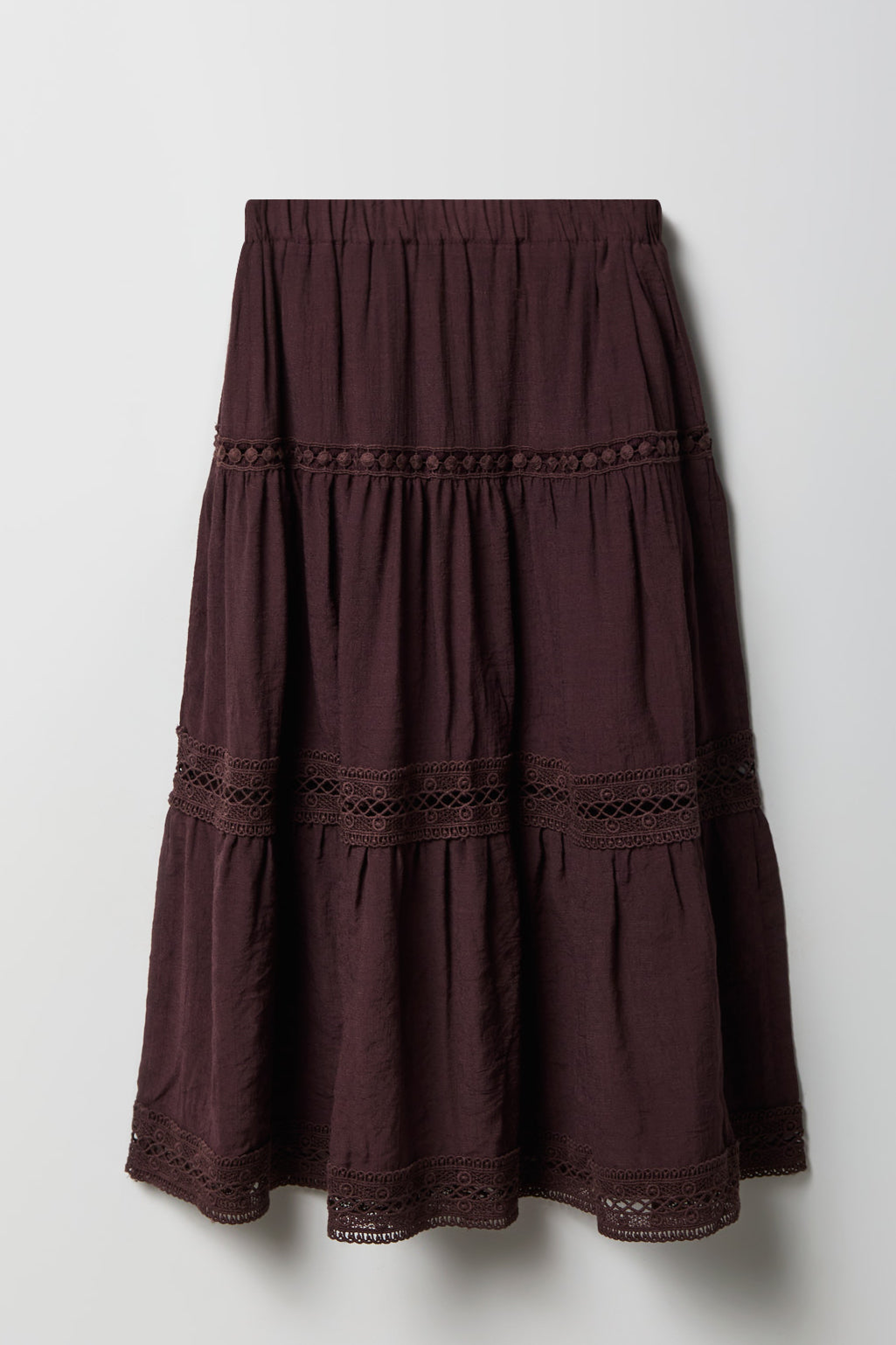 Girls Tiered Maxi Skirt