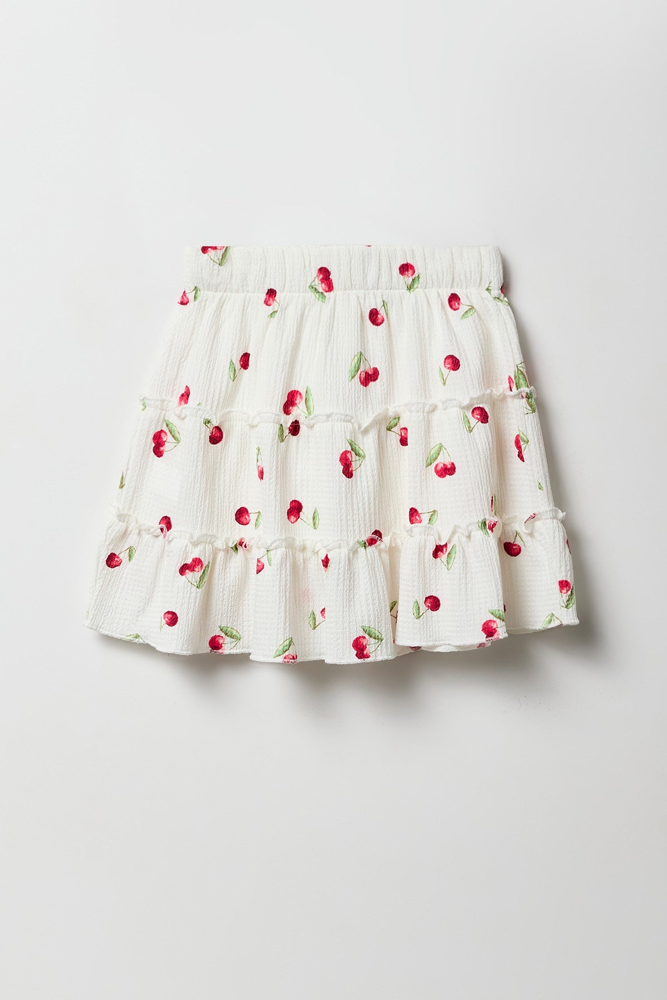 Girls Crinkled Tiered Skort