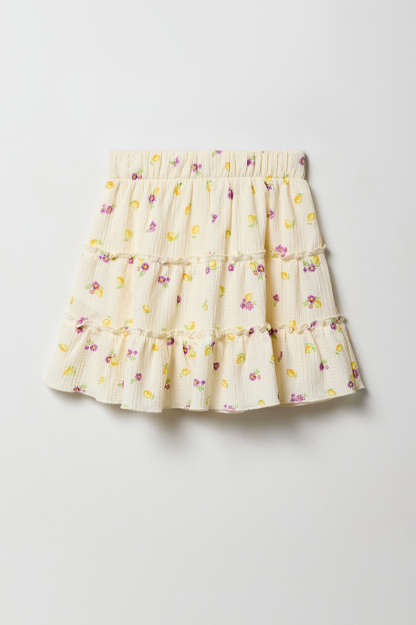 Girls Crinkled Tiered Skort