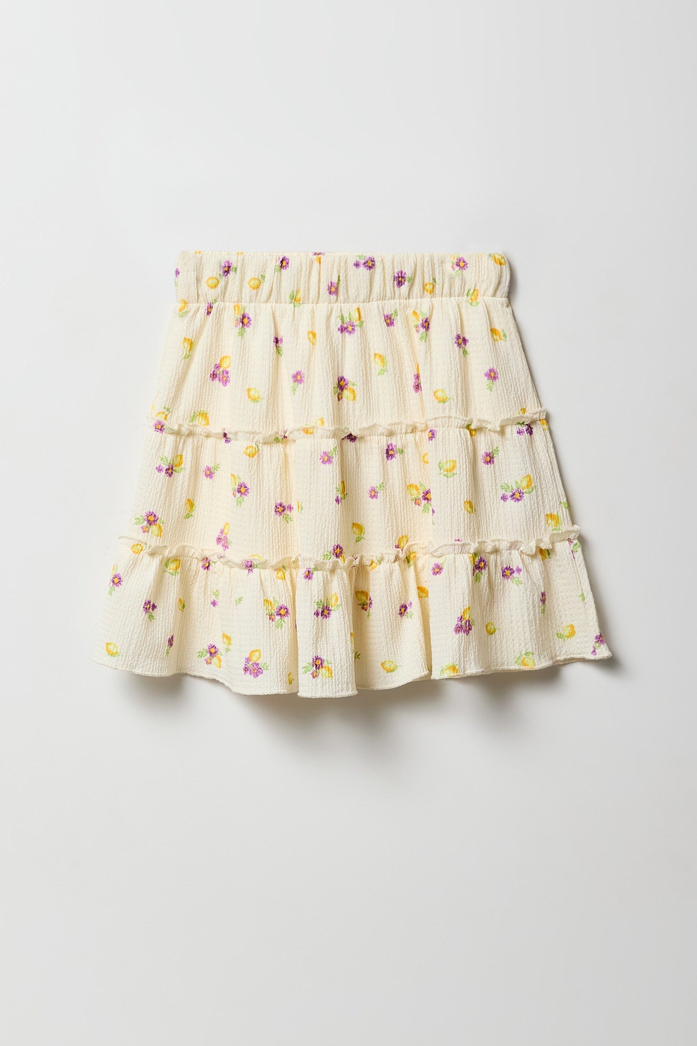 Girls Crinkled Tiered Skort