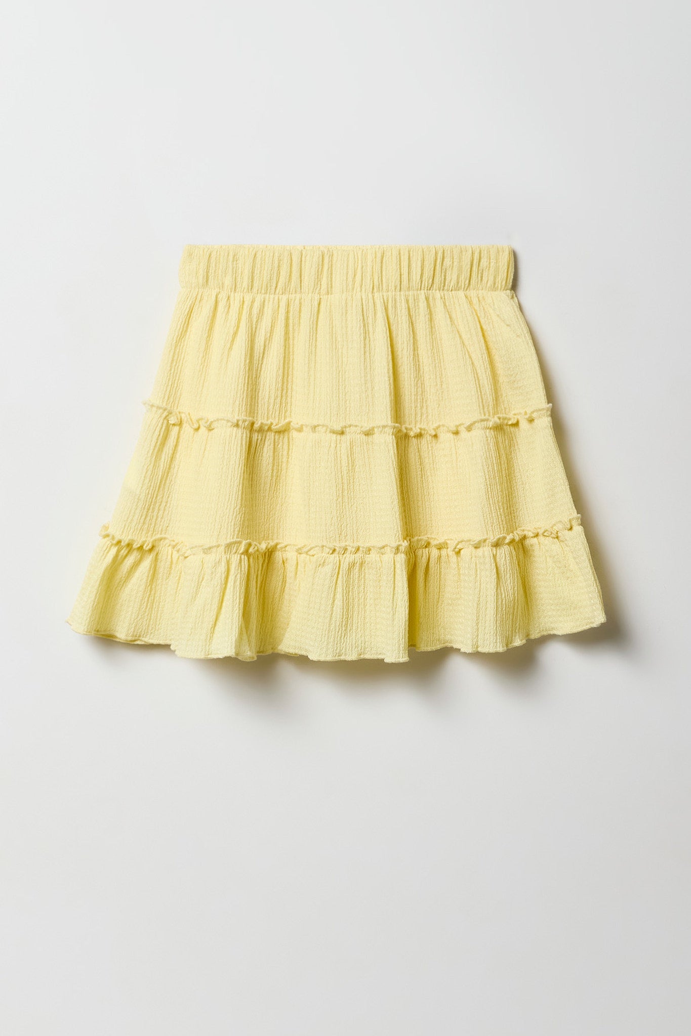 Girls Crinkled Tiered Skort