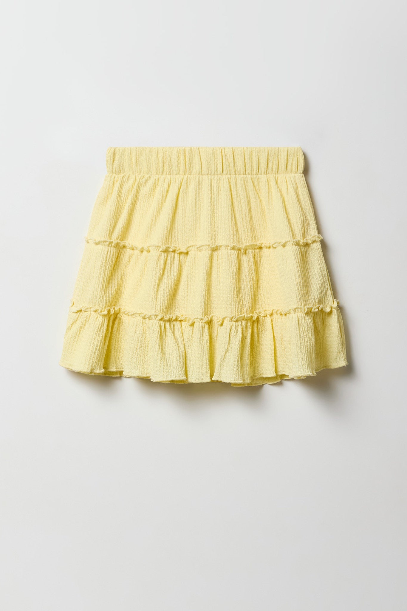 Girls Crinkled Tiered Skort
