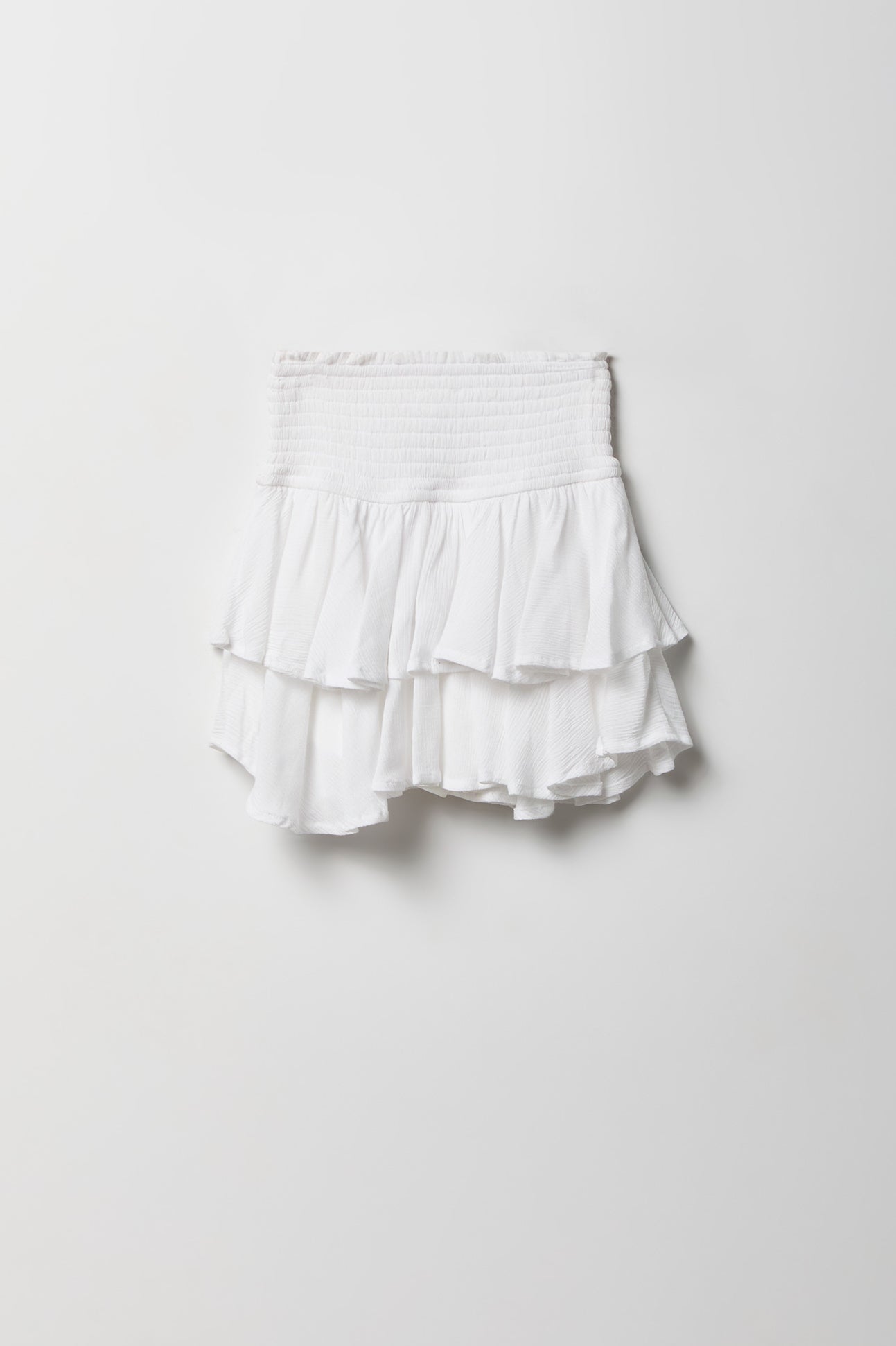 Girls Ruffle Tiered Smocked Skort