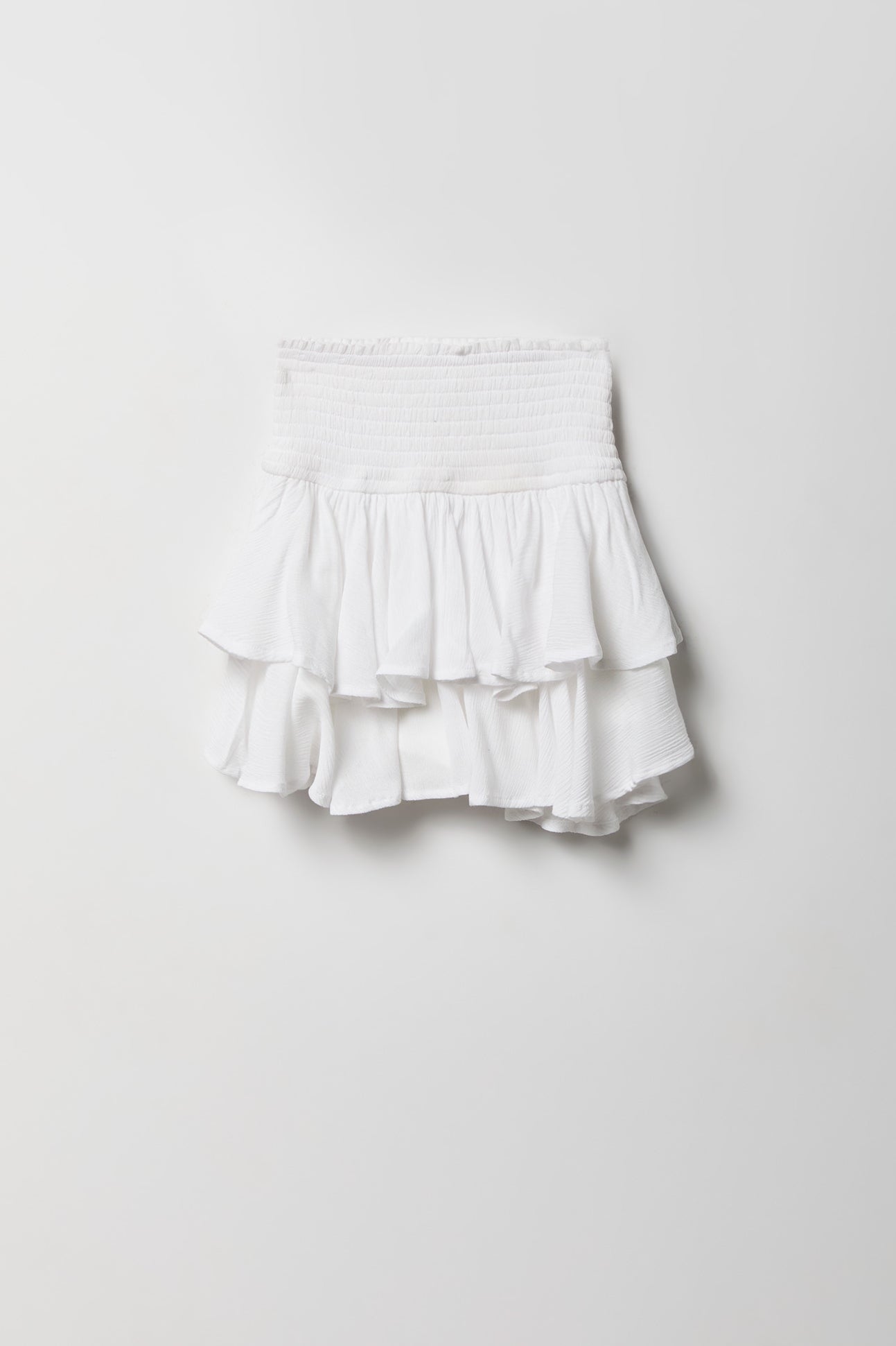 Girls Ruffle Tiered Smocked Skort