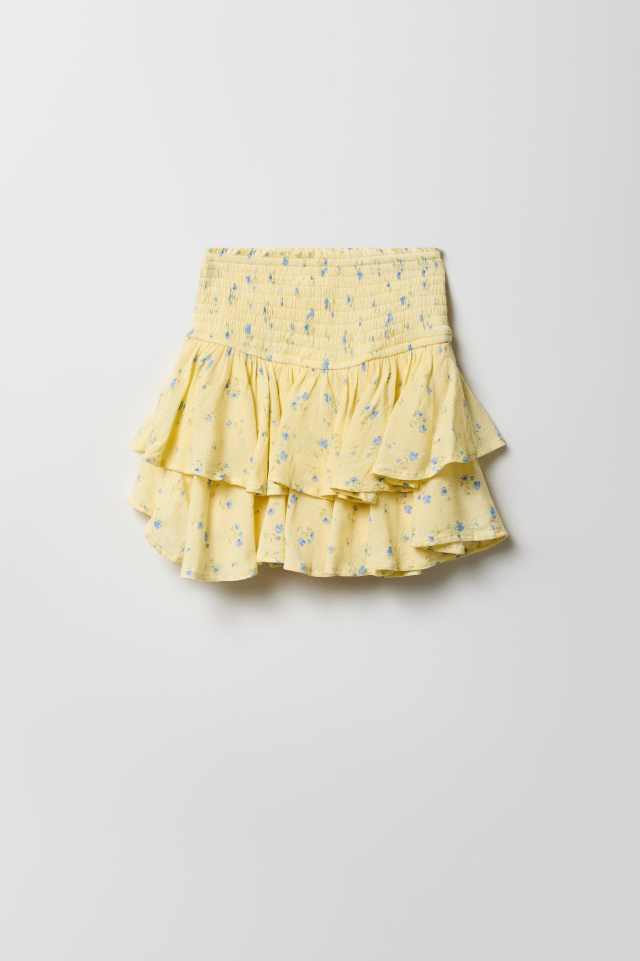 Girls Ruffle Tiered Smocked Skort