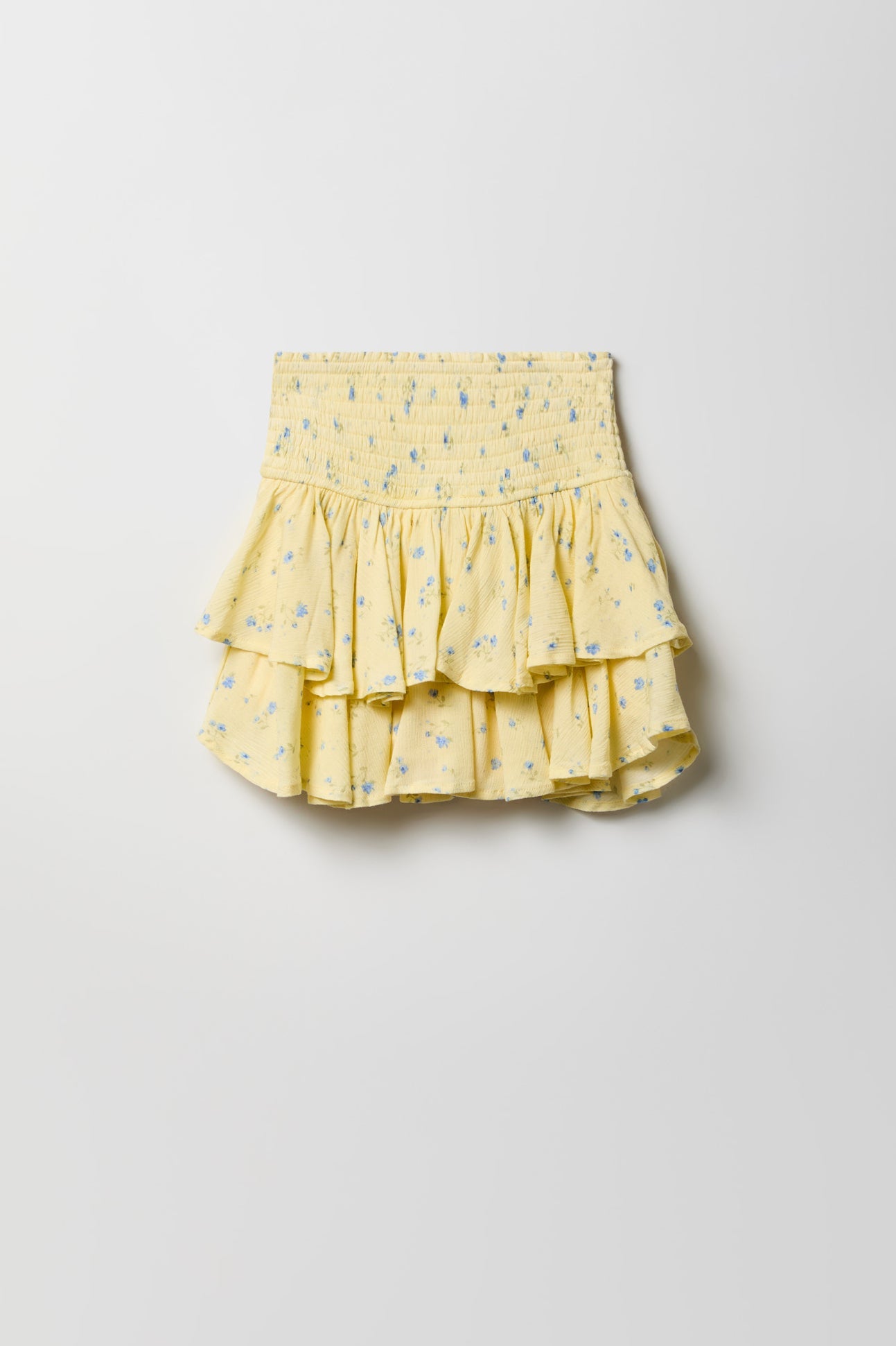 Girls Ruffle Tiered Smocked Skort
