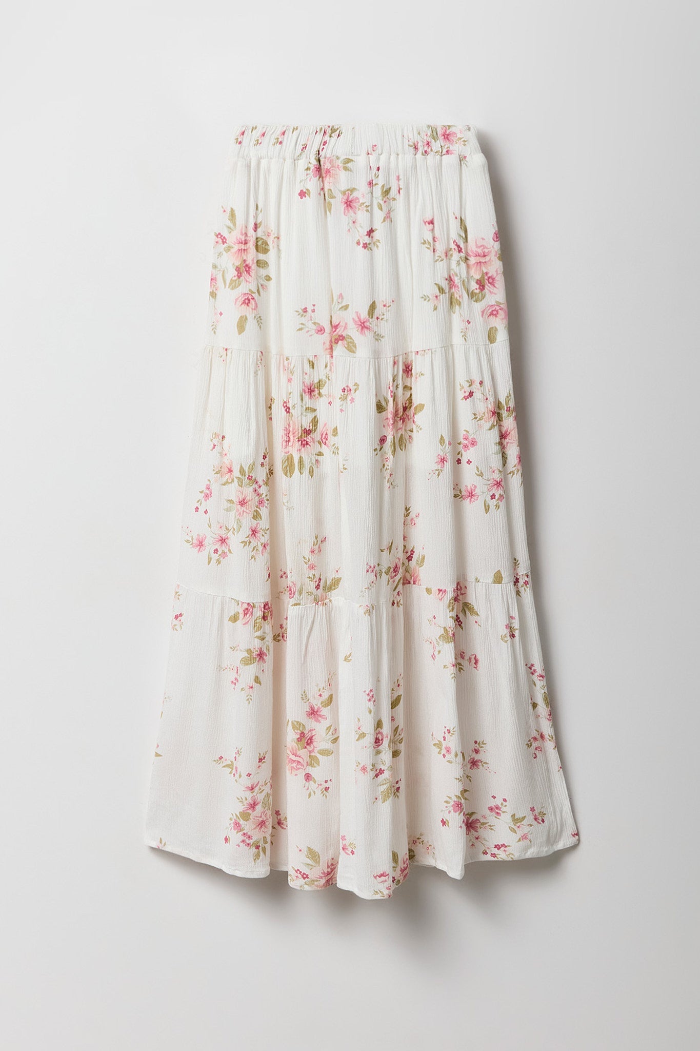 Girls Tiered Maxi Skirt