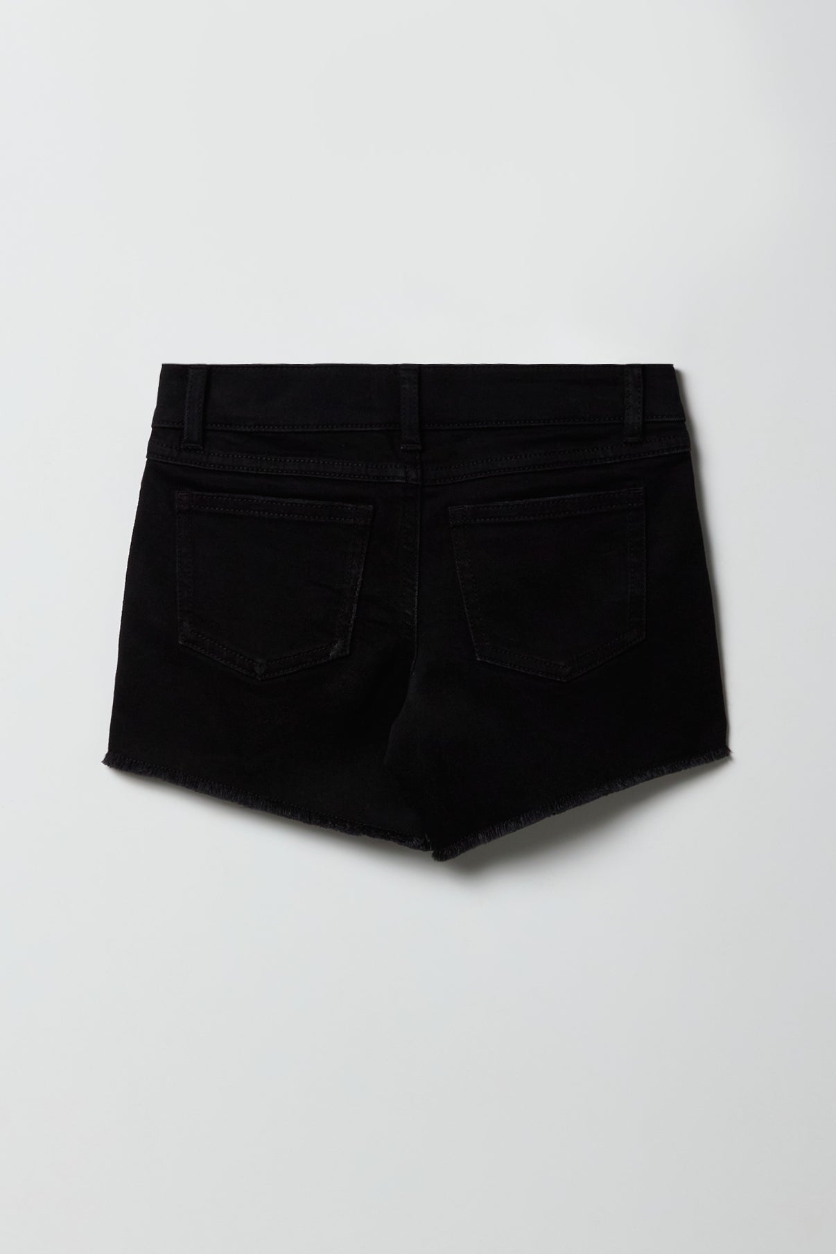 Girls Low Rise Denim Midi Short