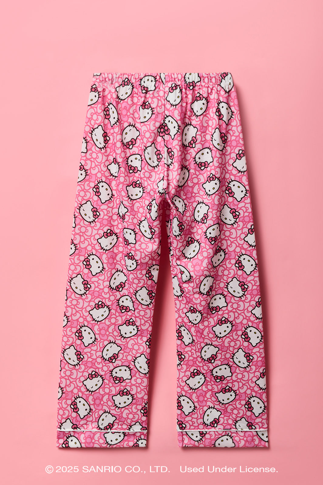 Hello Kitty® Girls Button-Up Top & Pant Pajama Set