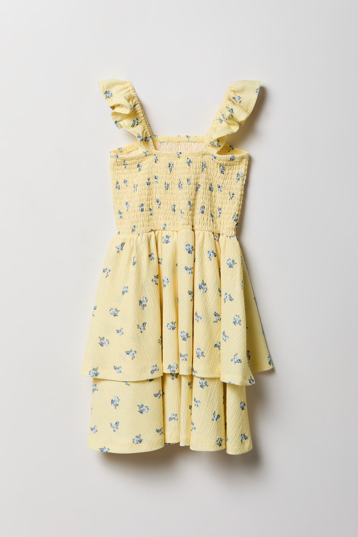 Girls Smocked Tiered Dress
