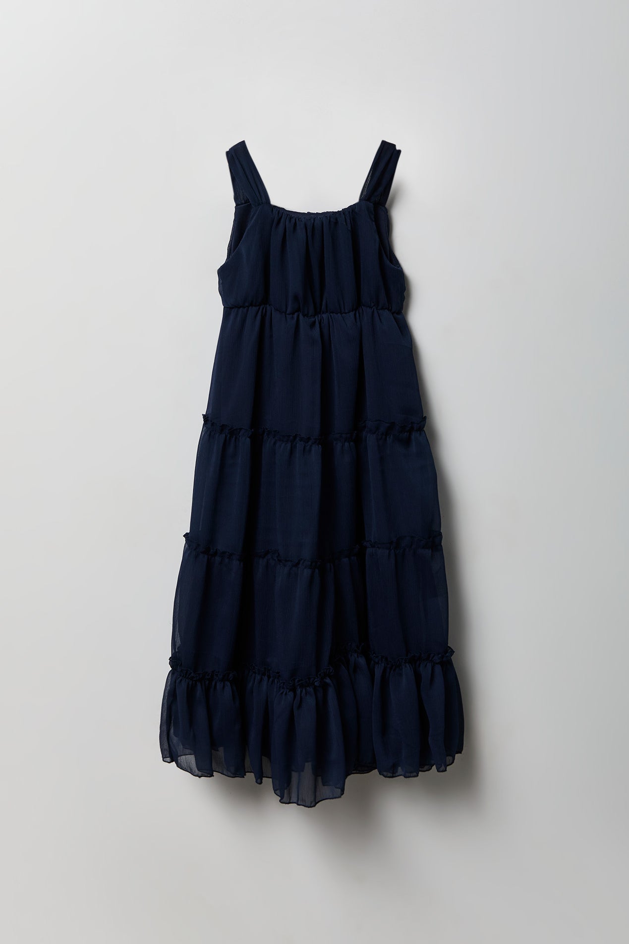 Girls Chiffon Tiered Maxi Dress