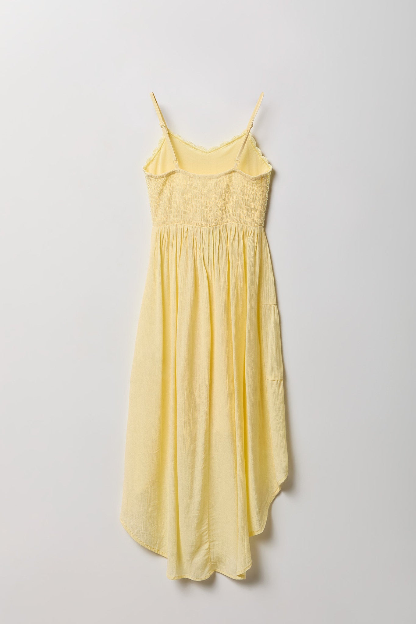 Girls Crochet High-Low Dress