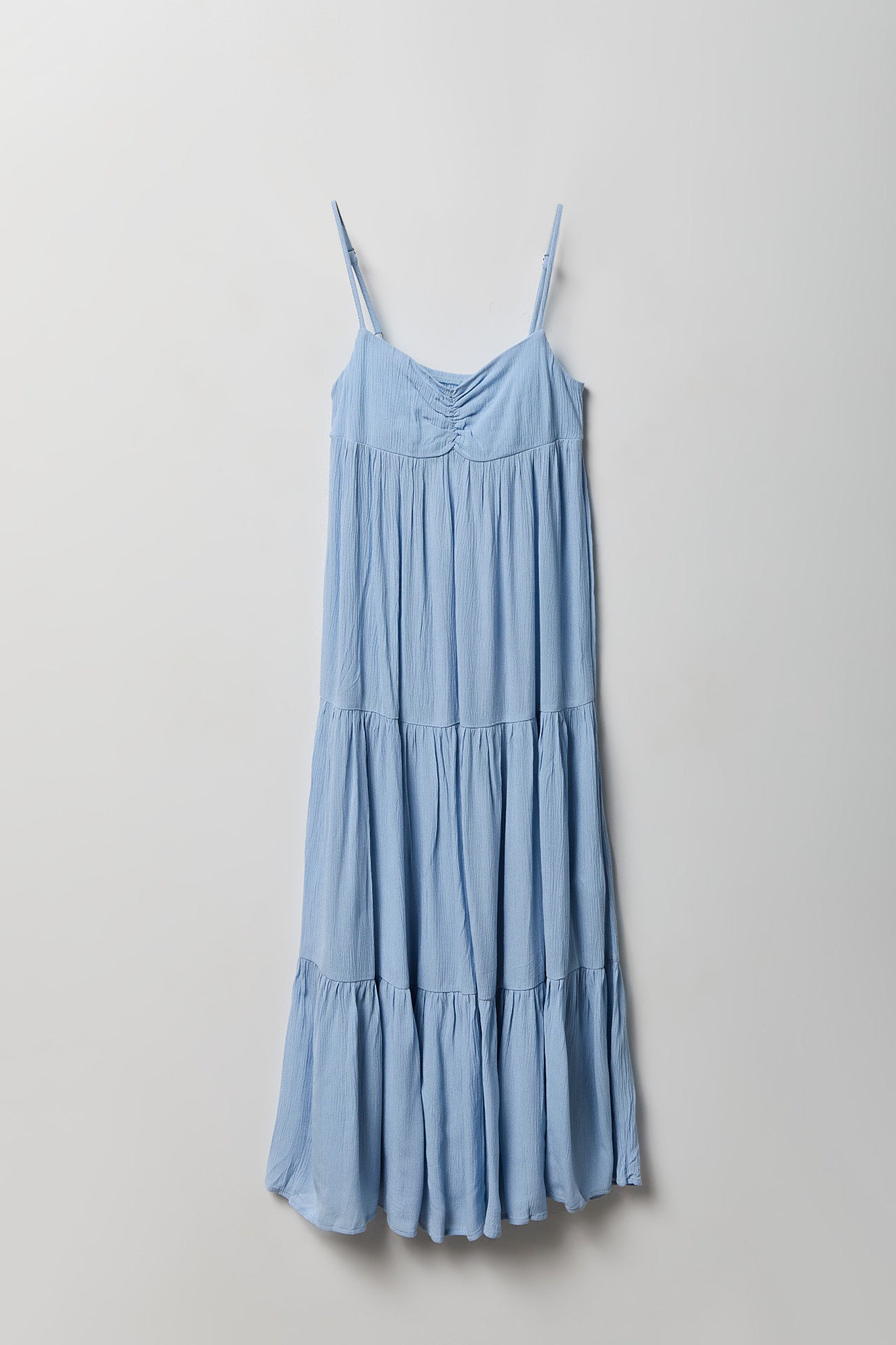 Girls Cinched Tiered Maxi Dress