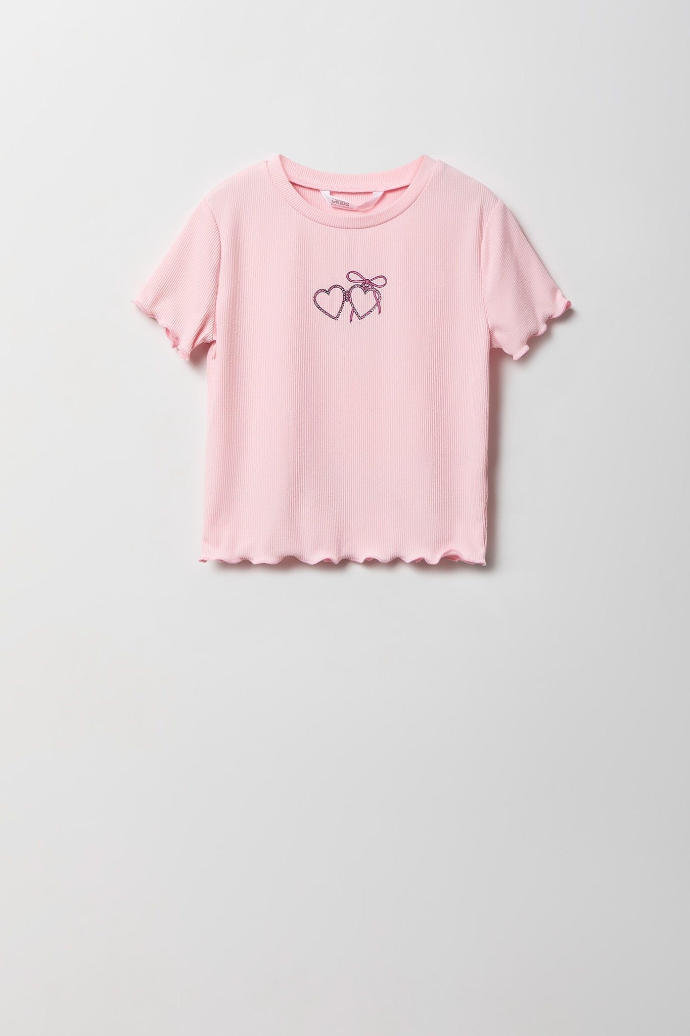 Girls Graphic T-Shirt & Tiered Skort Set
