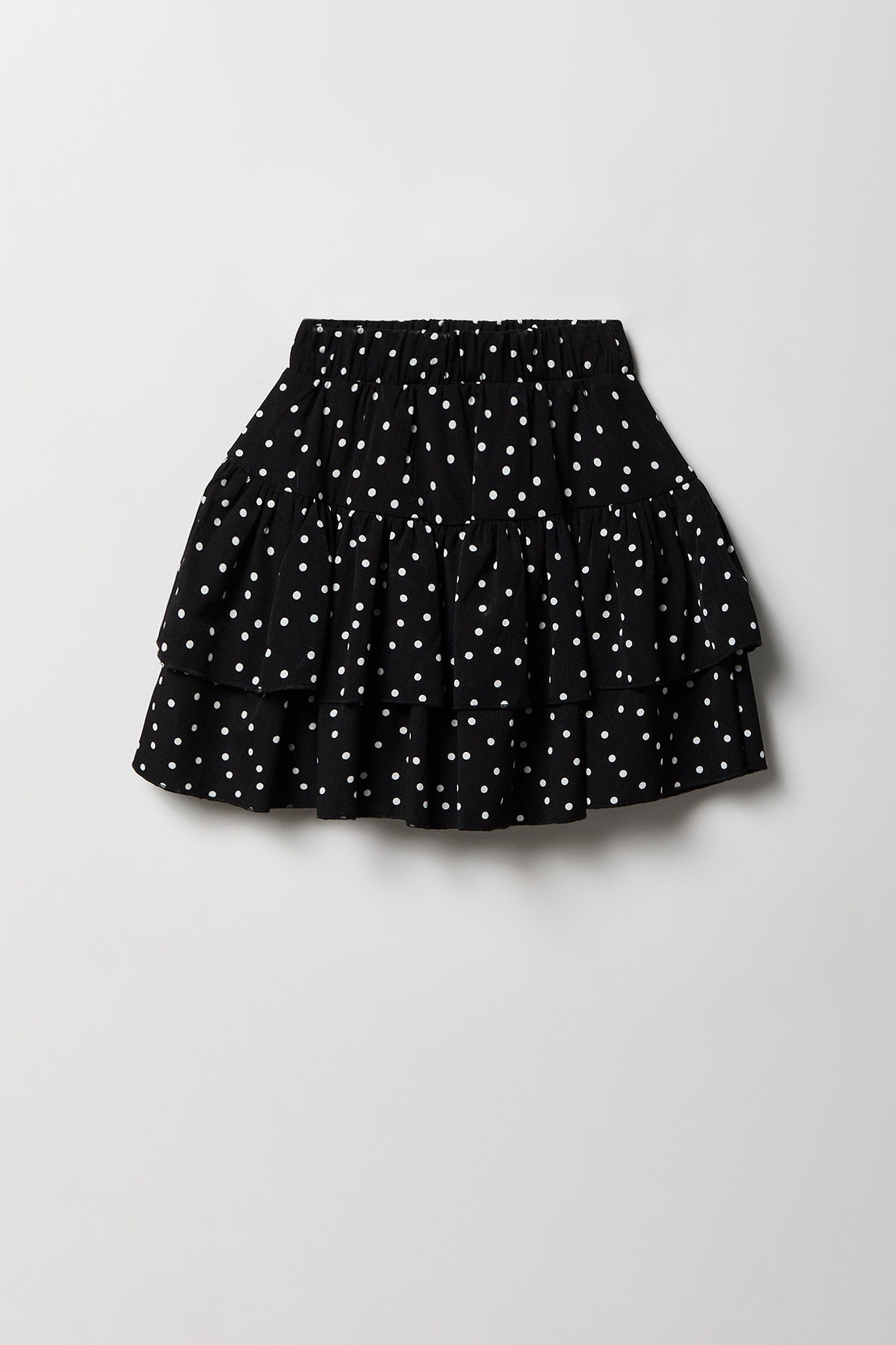 Girls Graphic T-Shirt & Tiered Skort Set