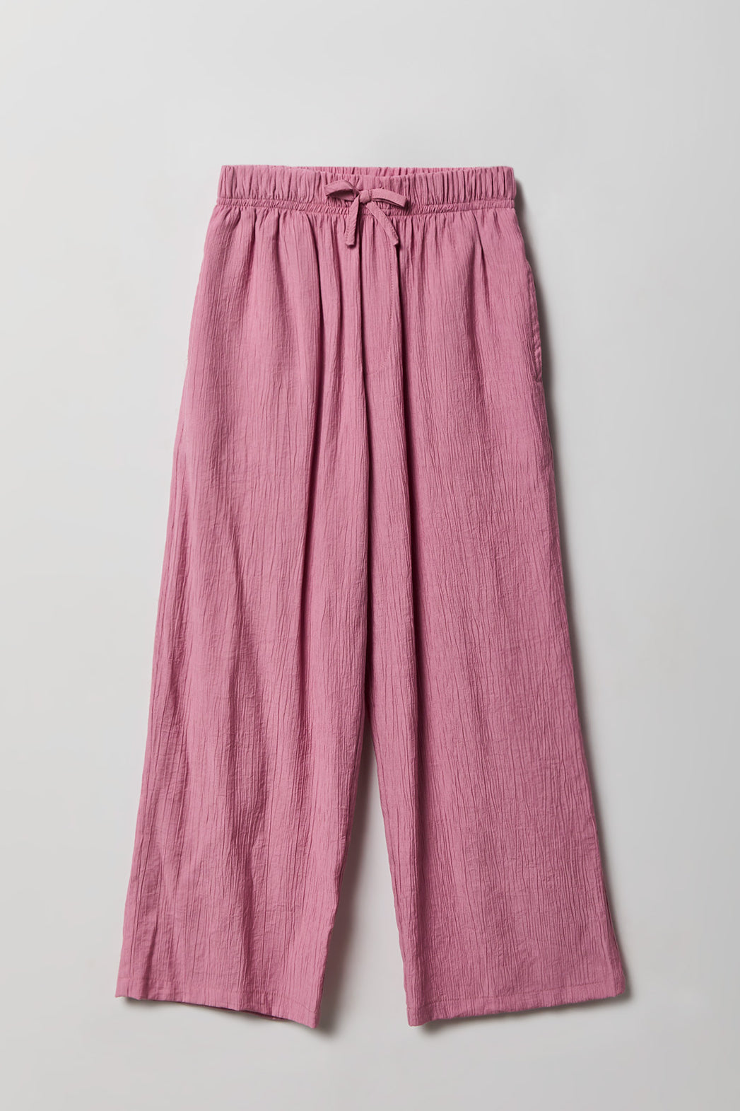 Girls Textured Button-Up Vest & Pant Set
