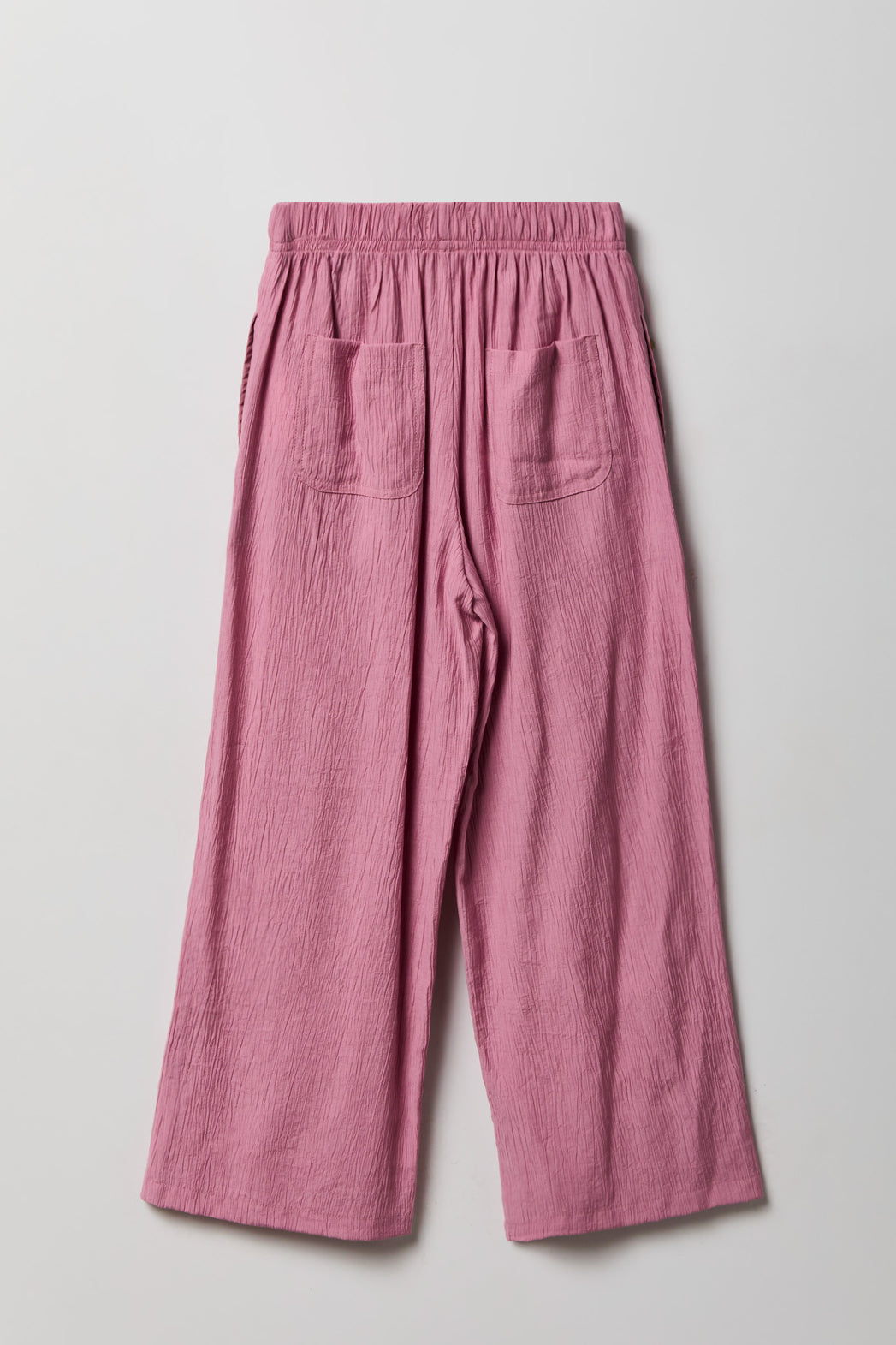 Girls Textured Button-Up Vest & Pant Set