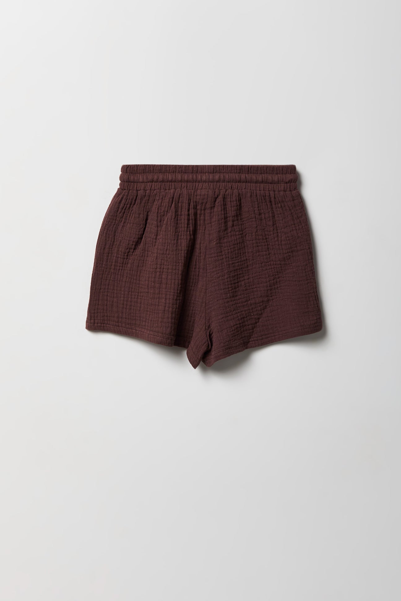 Girls Gauze Button-Up Top & Short Set
