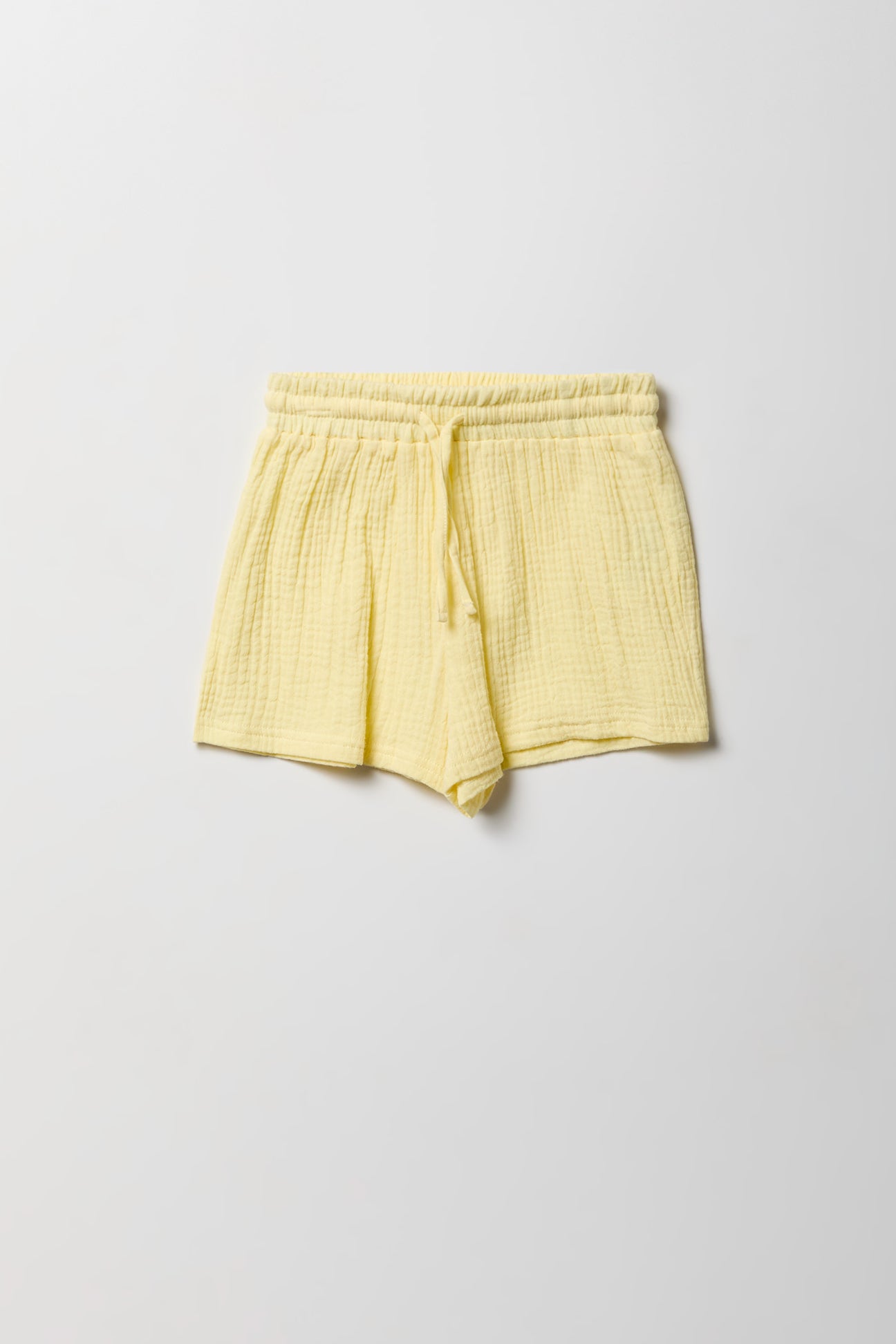 Girls Gauze Button-Up Top & Short Set