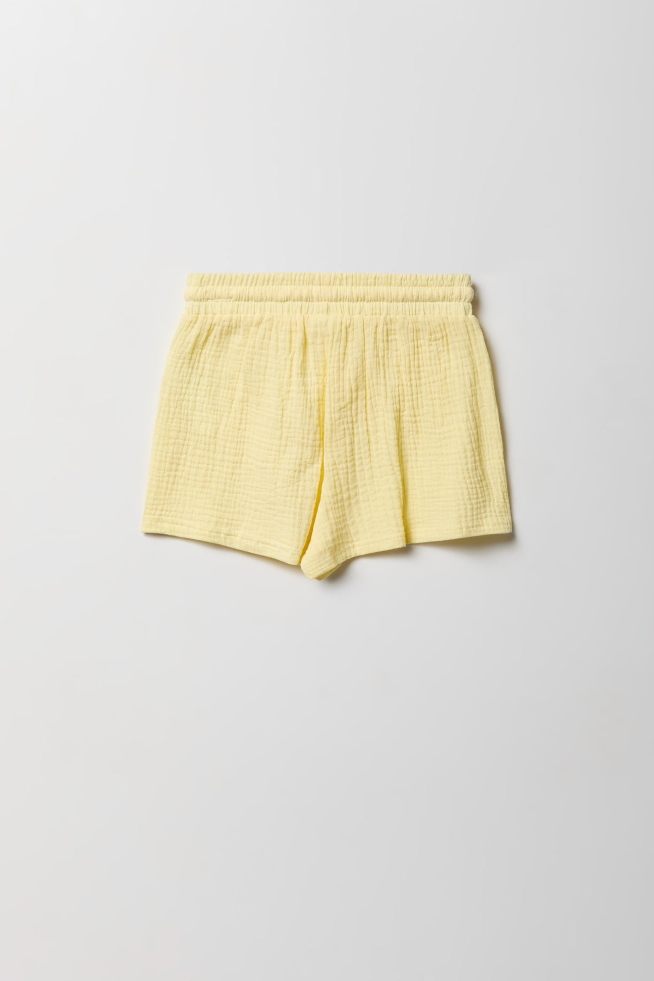 Girls Gauze Button-Up Top & Short Set