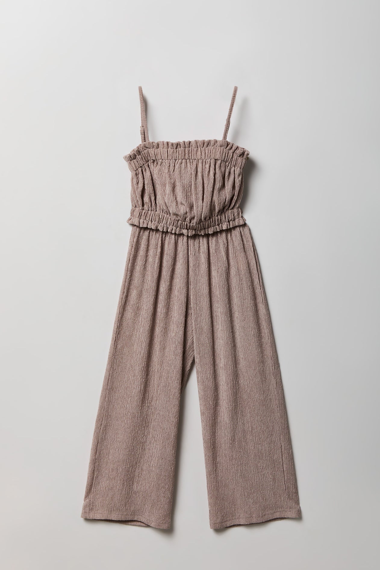 Girls Textured Tank & Pant Set