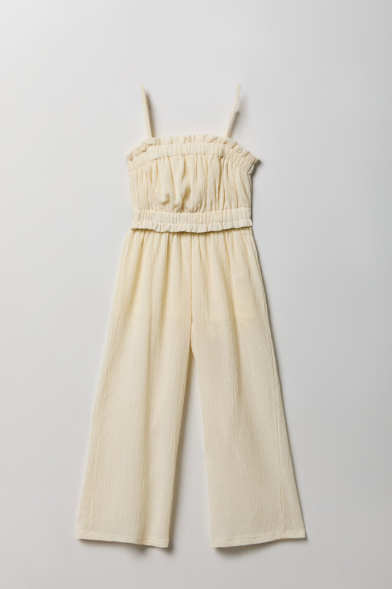 Girls Textured Tank & Pant Set