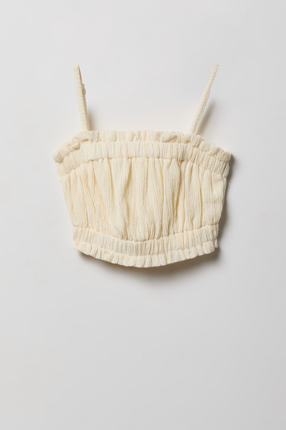 Girls Textured Tank & Pant Set