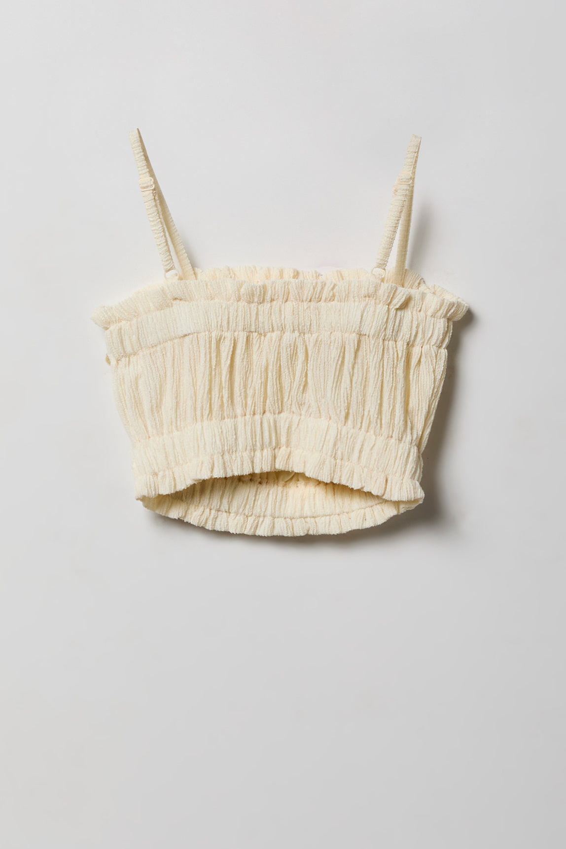 Girls Textured Tank & Pant Set