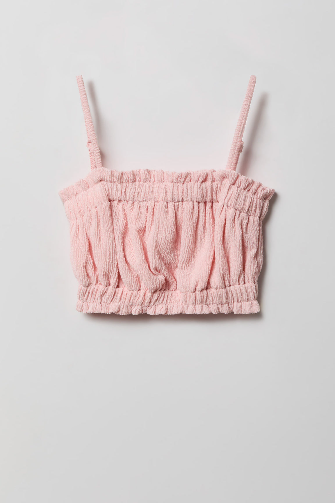 Girls Textured Tank & Pant Set