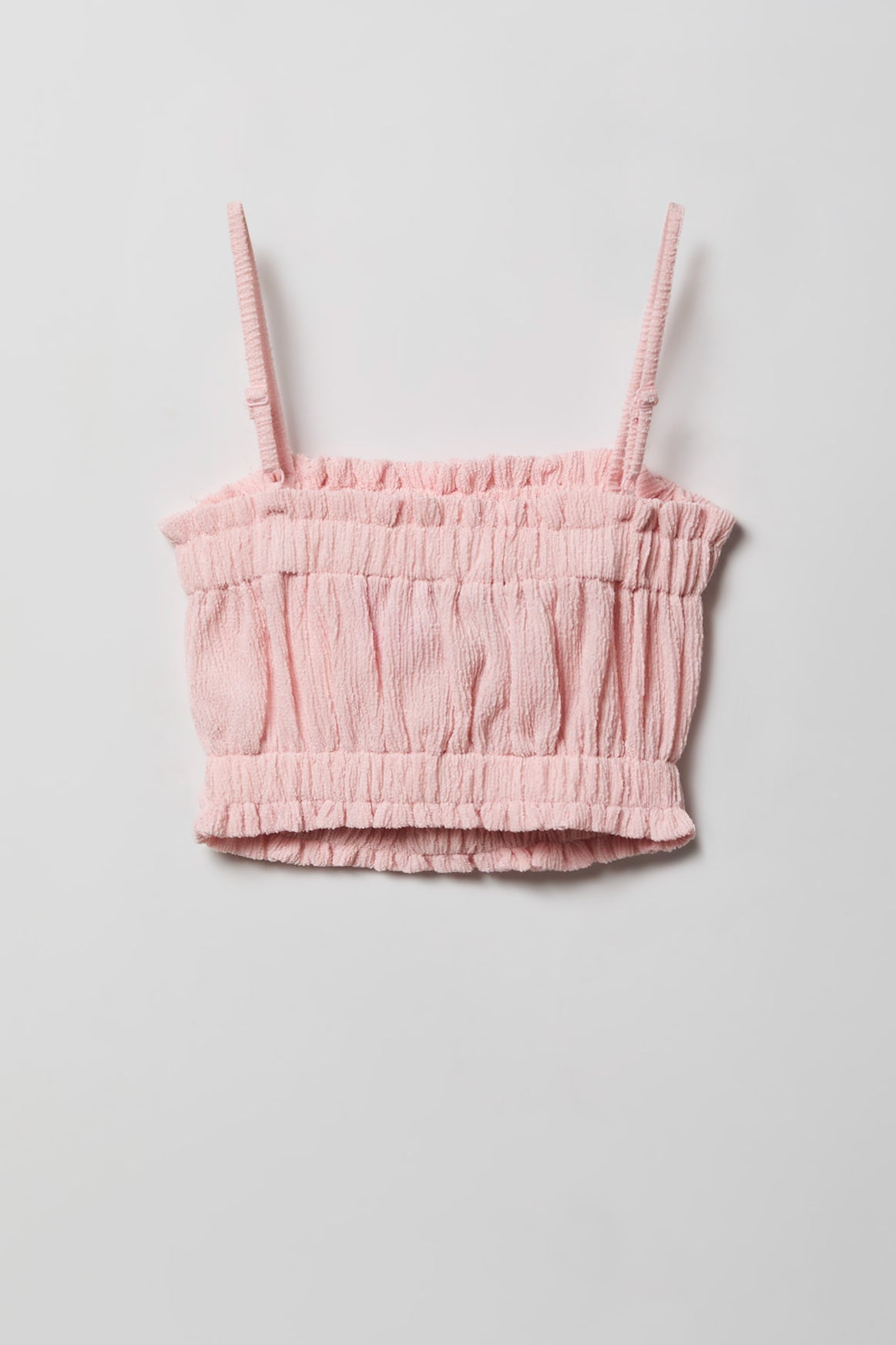 Girls Textured Tank & Pant Set