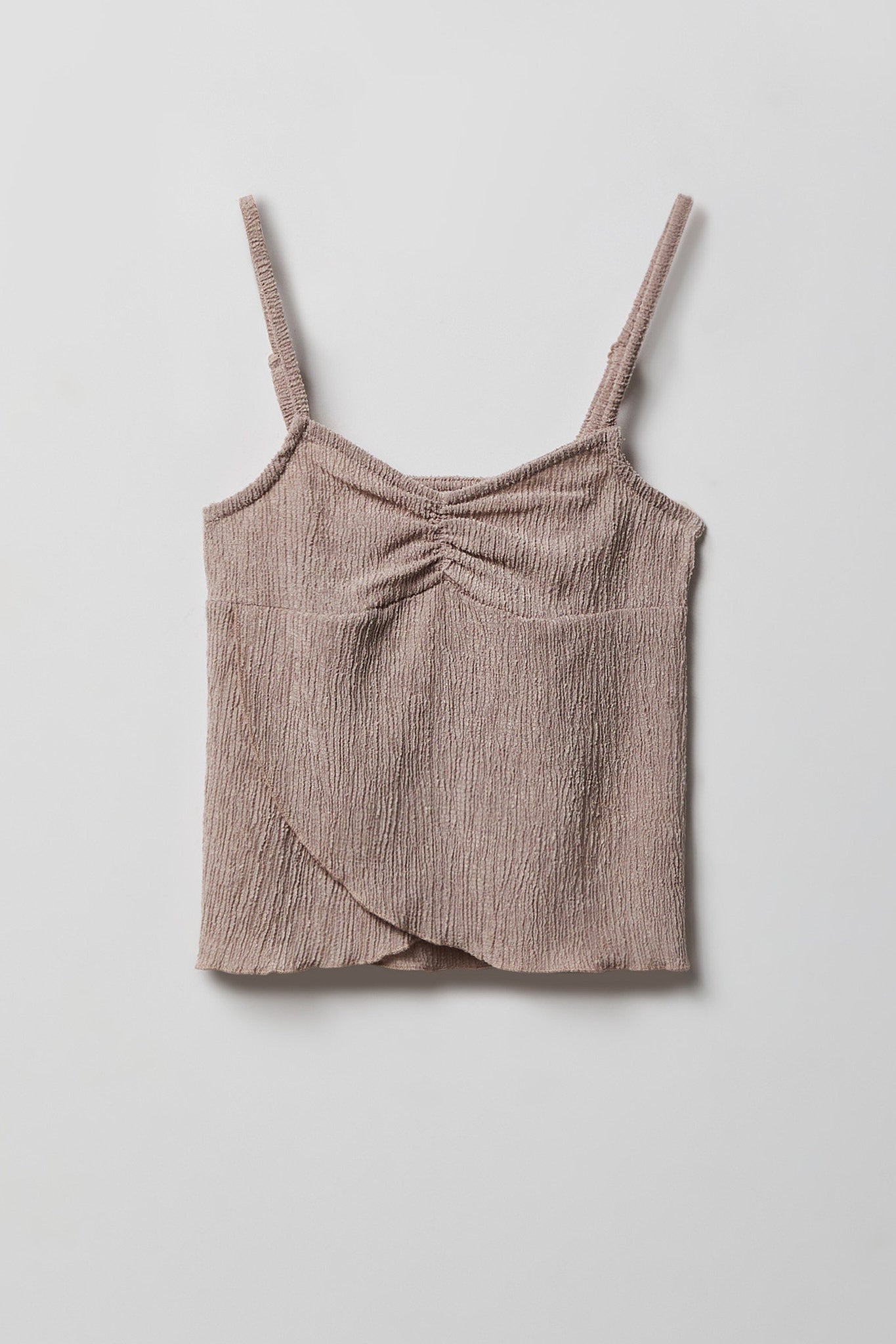 Girls Textured Tank & Skirt Set