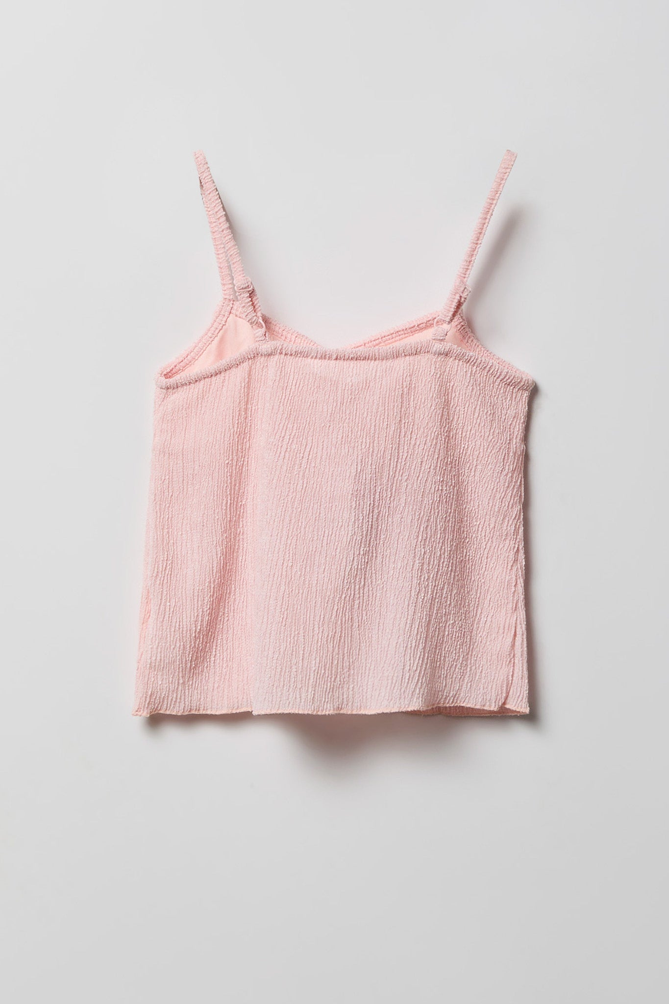 Girls Textured Tank & Skirt Set