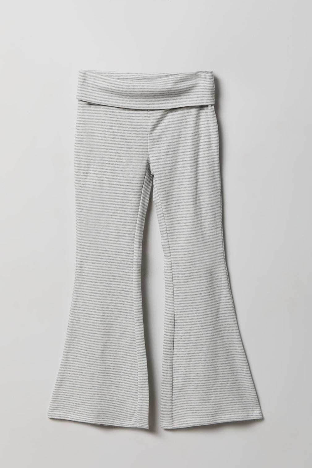 Girls Ribbed Foldover Flare Pant