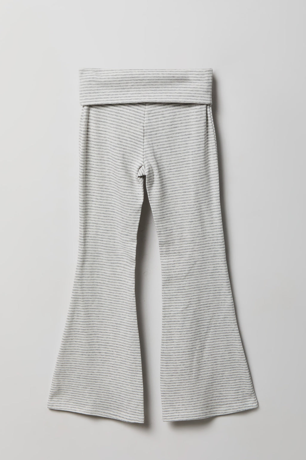 Girls Ribbed Foldover Flare Pant