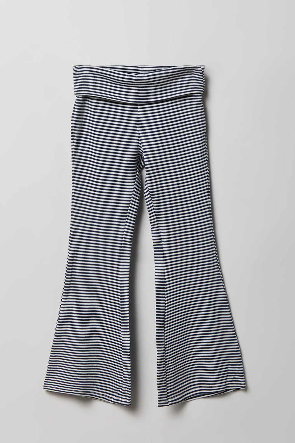 Girls Ribbed Foldover Flare Pant