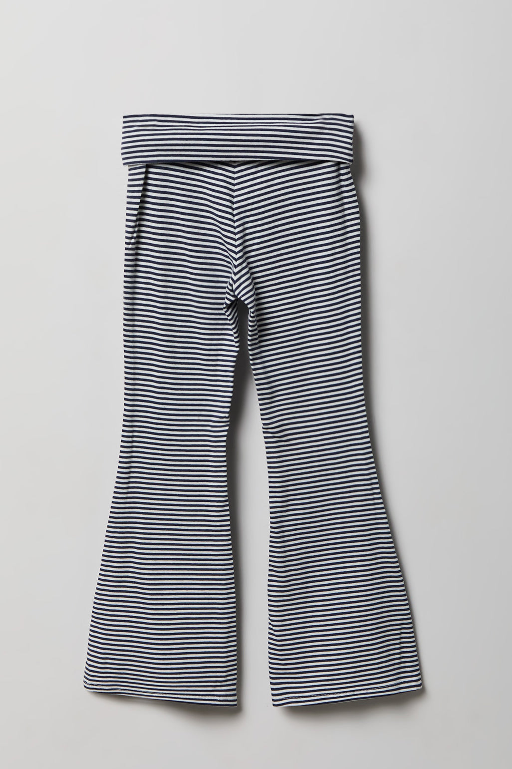 Girls Ribbed Foldover Flare Pant