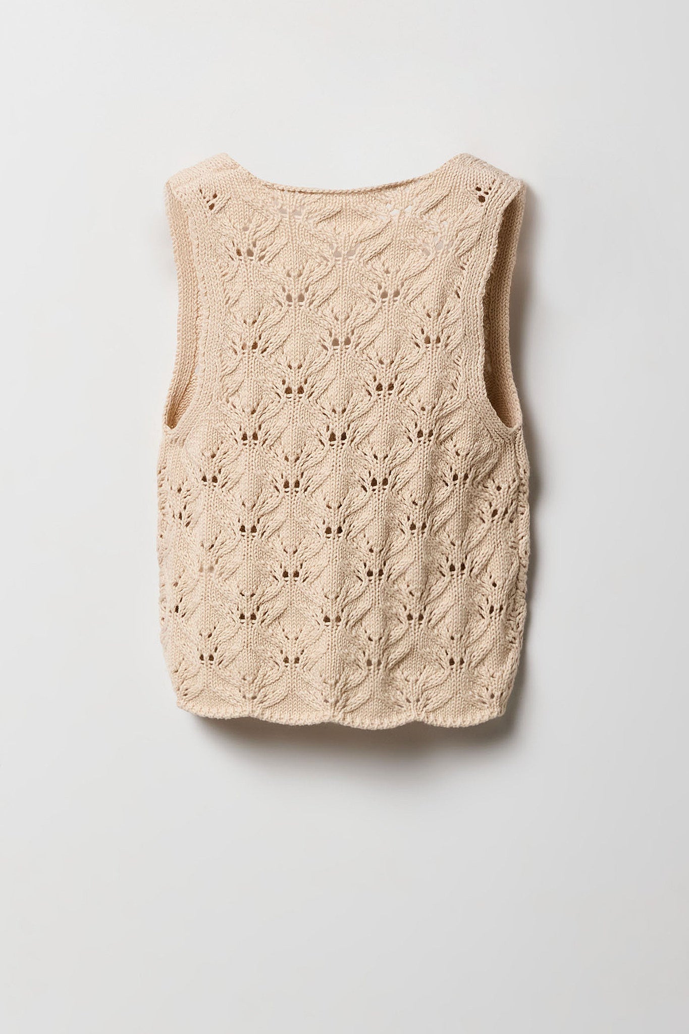 Girls Crochet Self-Tie Vest