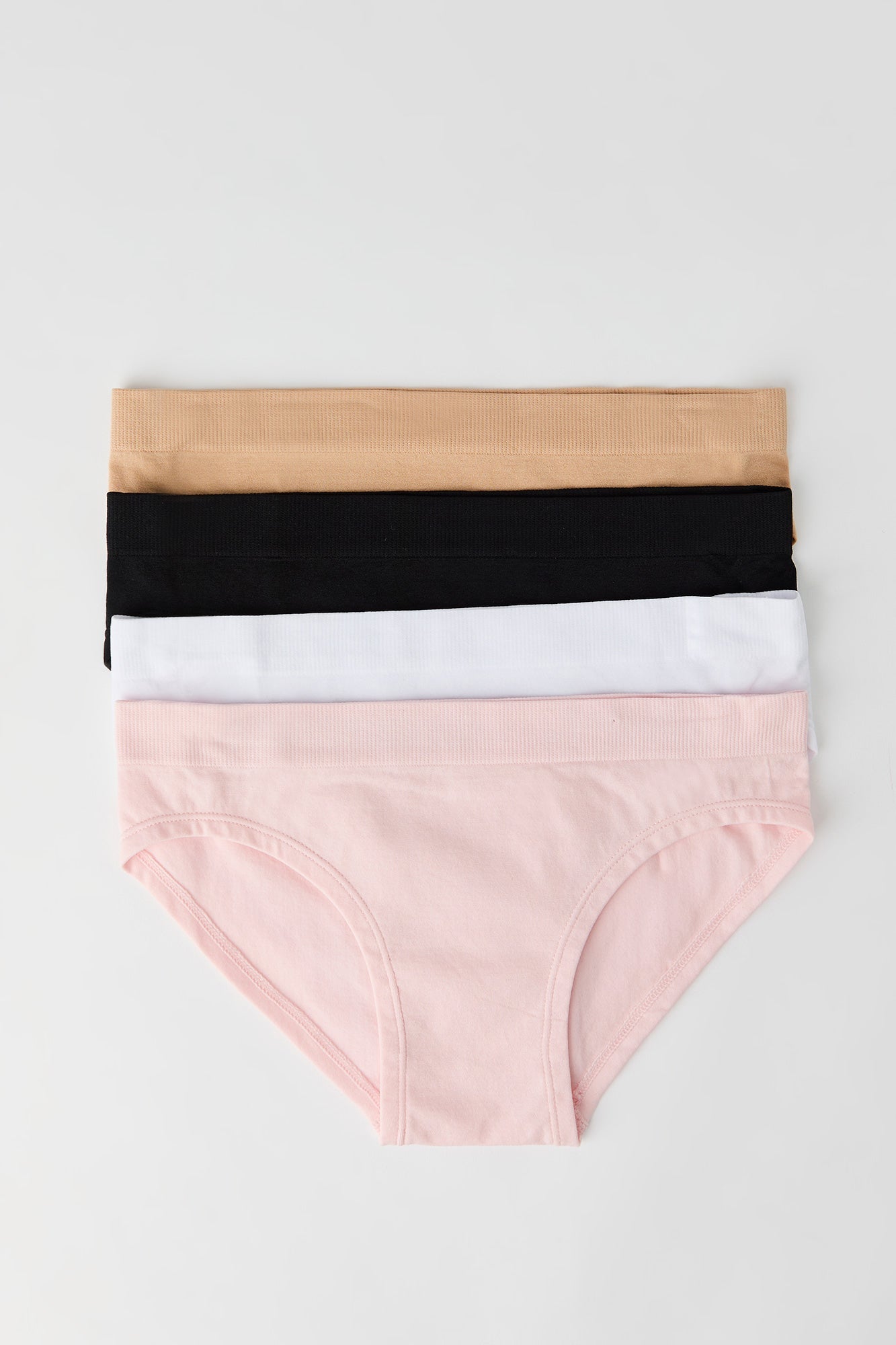 Girls Seamless Bikini Underwear (4 Pack)
