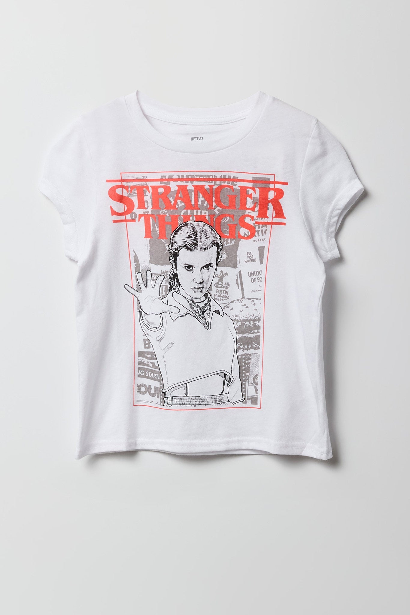 Girls Stranger Things Graphic T-Shirt