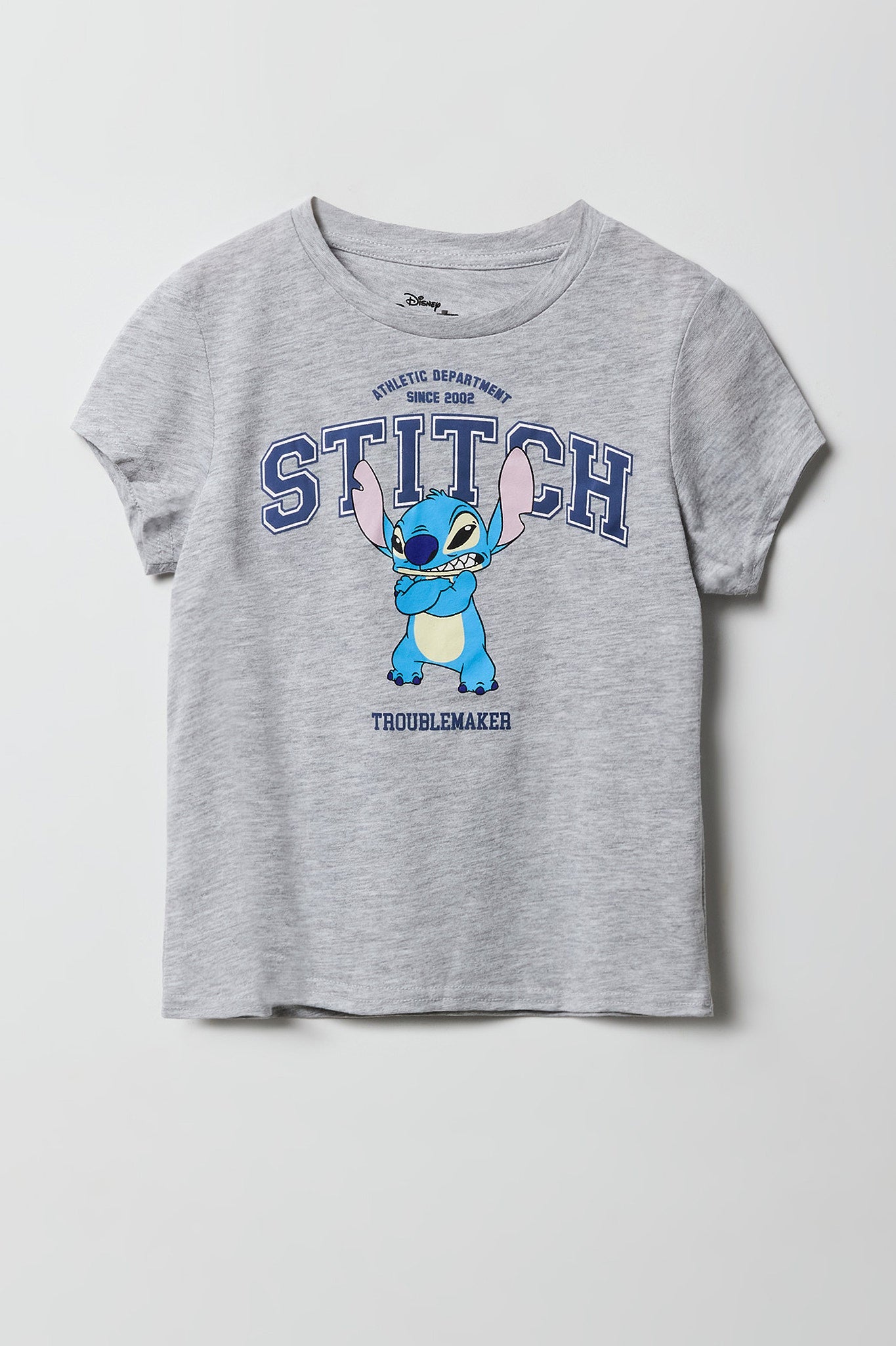 Girls Luxe Heavy Cotton Stitch Graphic T-Shirt
