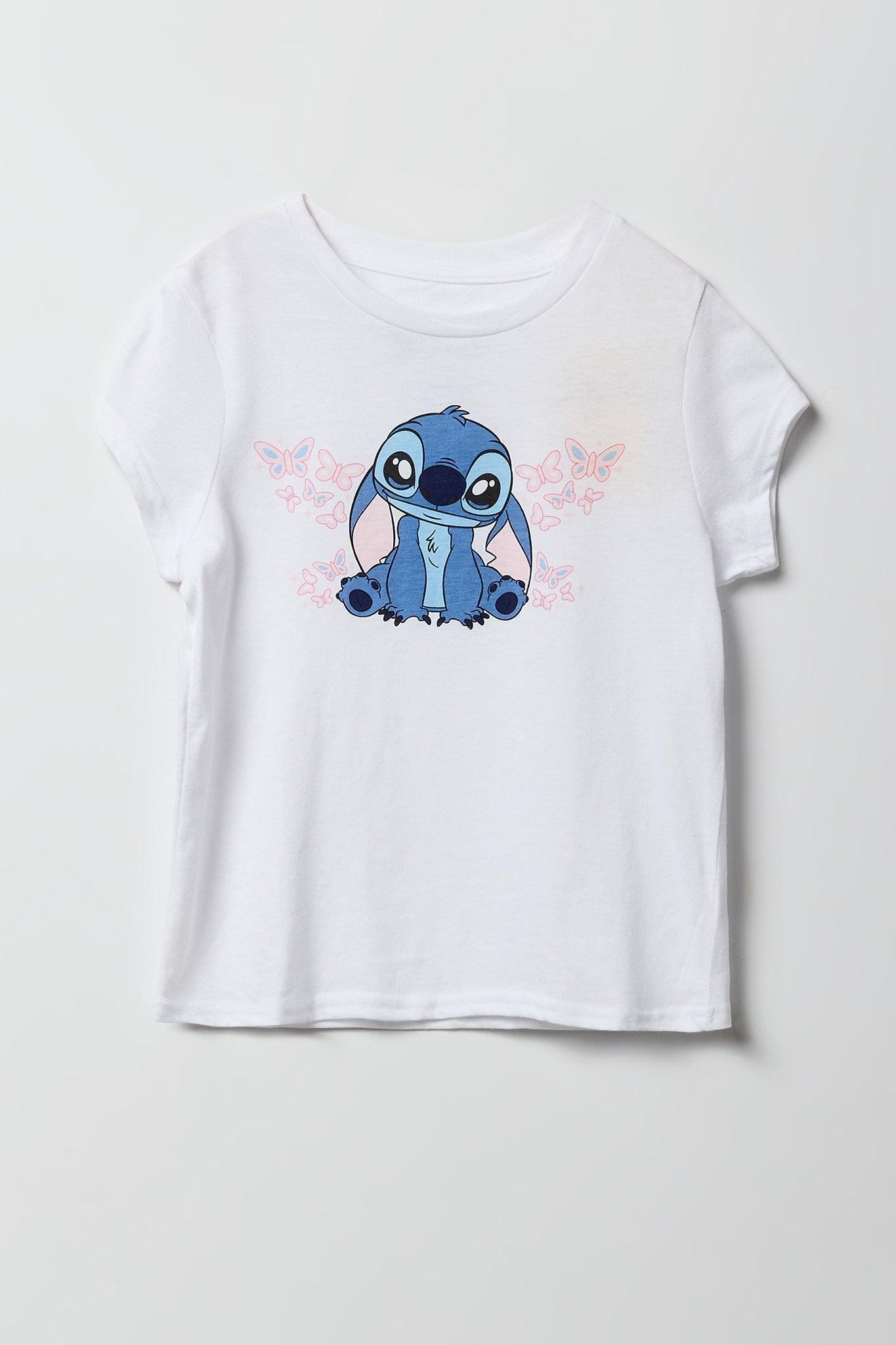 Girls Luxe Heavy Cotton Stitch Graphic T-Shirt