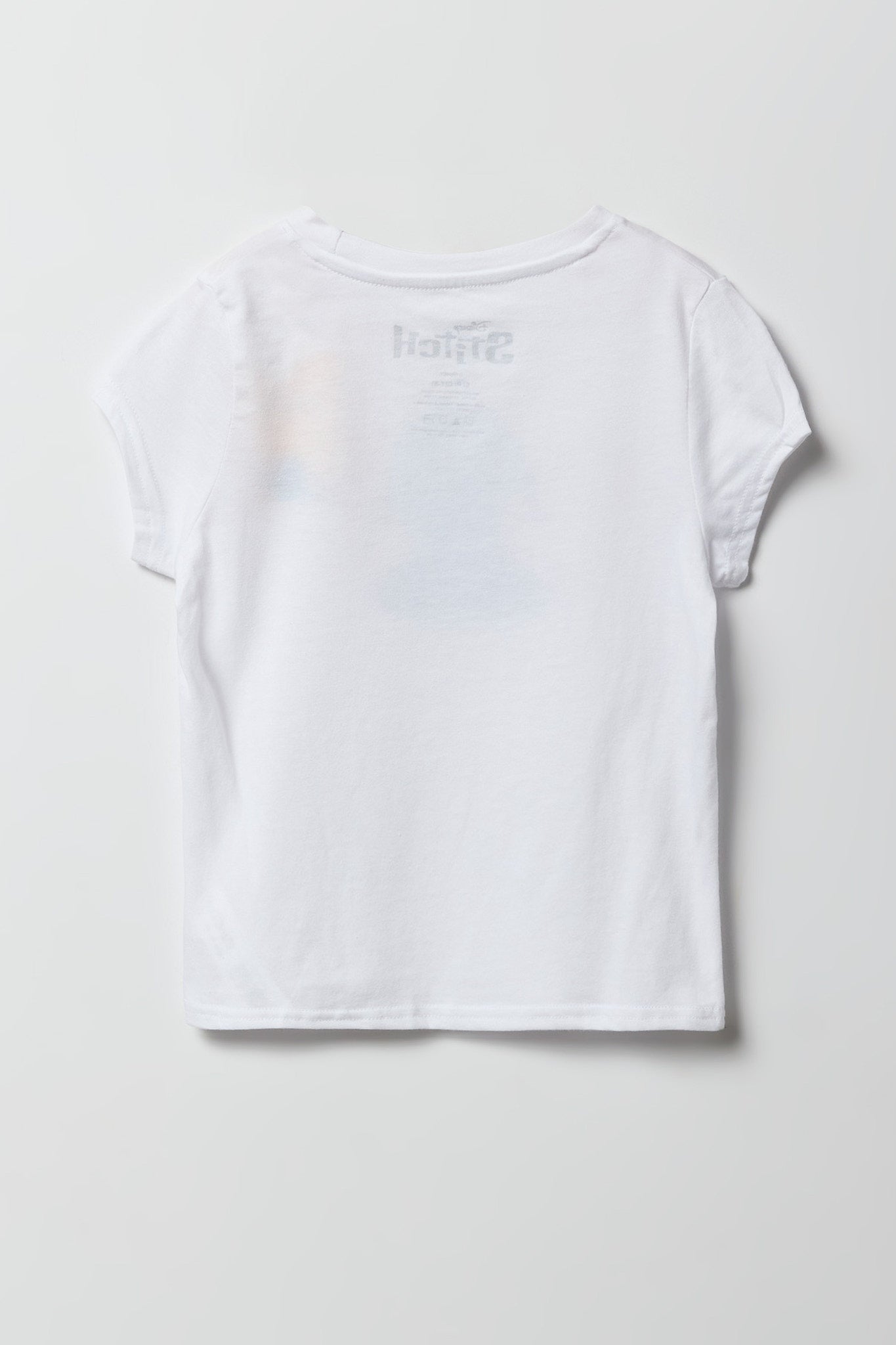Girls Luxe Heavy Cotton Stitch Graphic T-Shirt