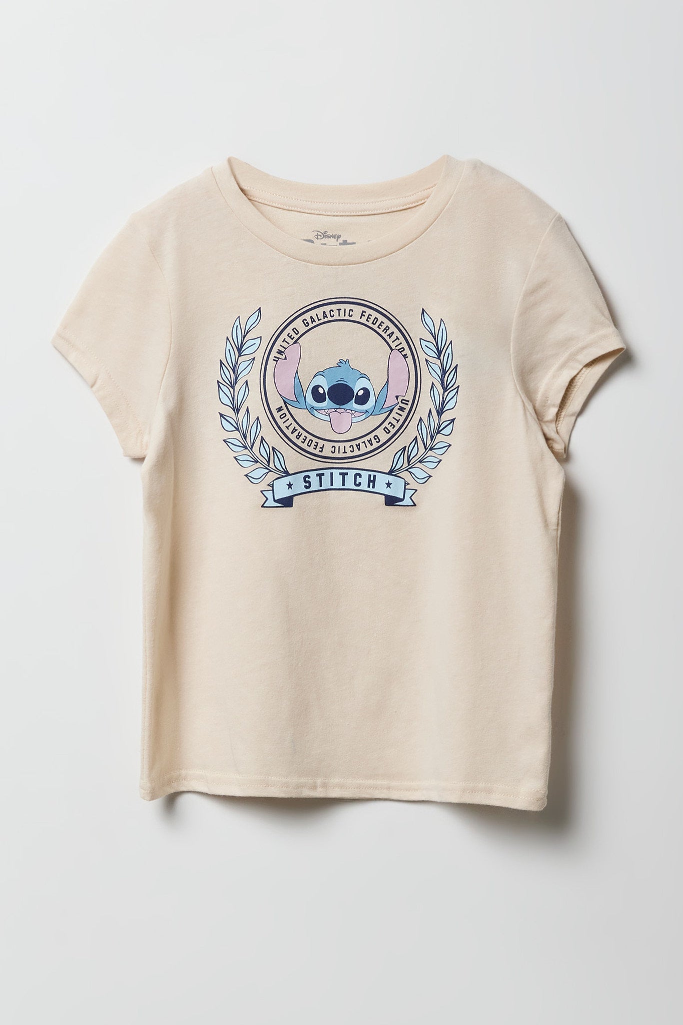 Girls Luxe Heavy Cotton Stitch Graphic T-Shirt