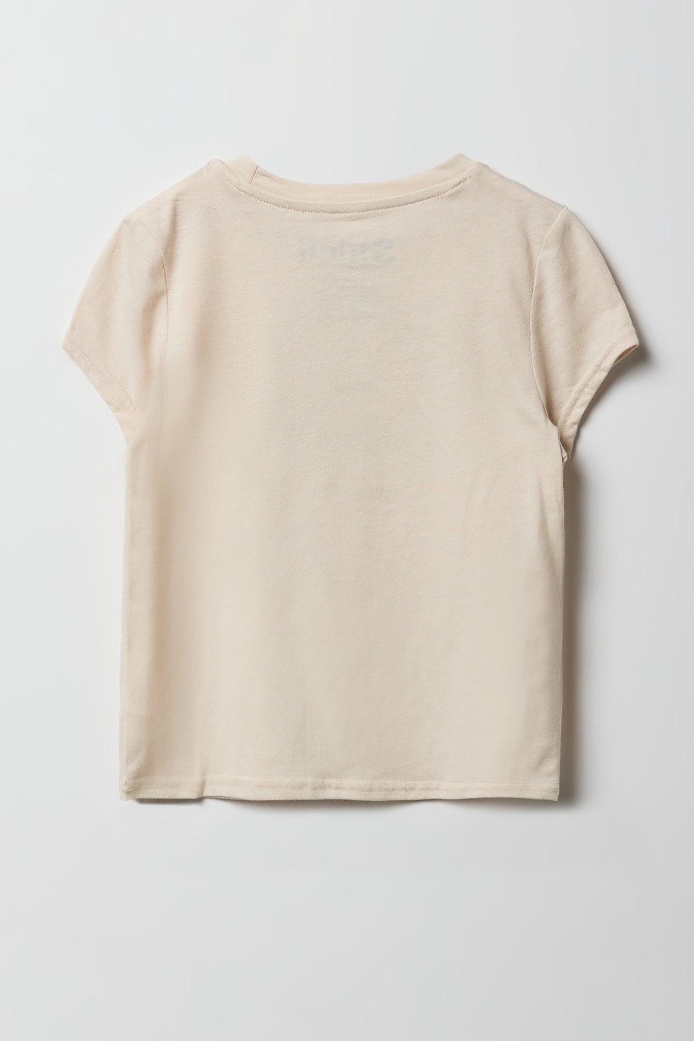 Girls Luxe Heavy Cotton Stitch Graphic T-Shirt