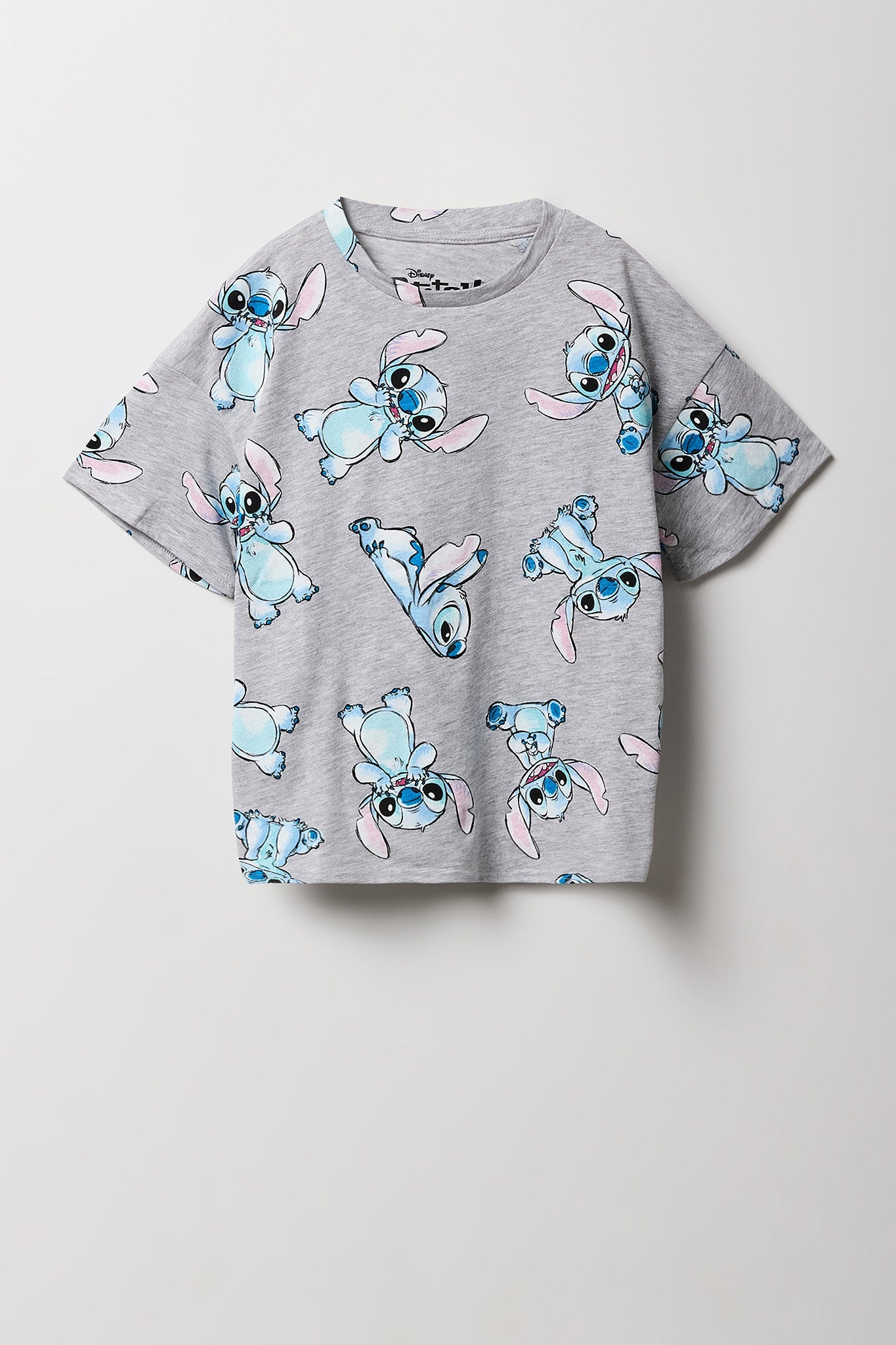 Girls Luxe Heavy Cotton Stitch Printed Oversized T-Shirt